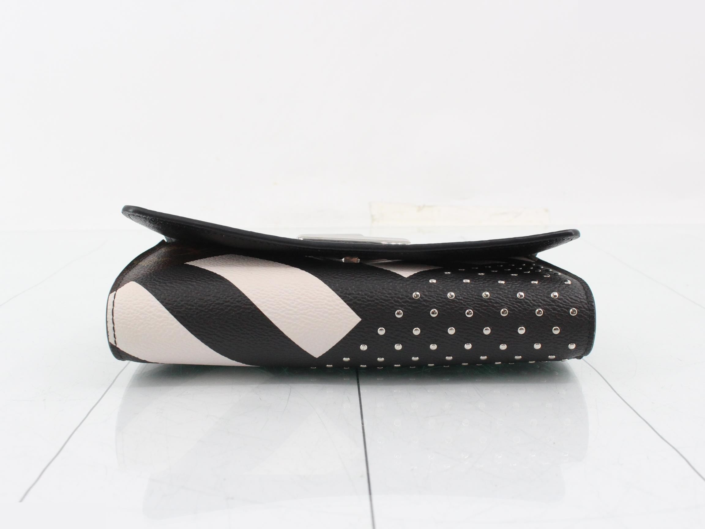 Portefeuille Twist Chain Wallet - Black/White — view 3