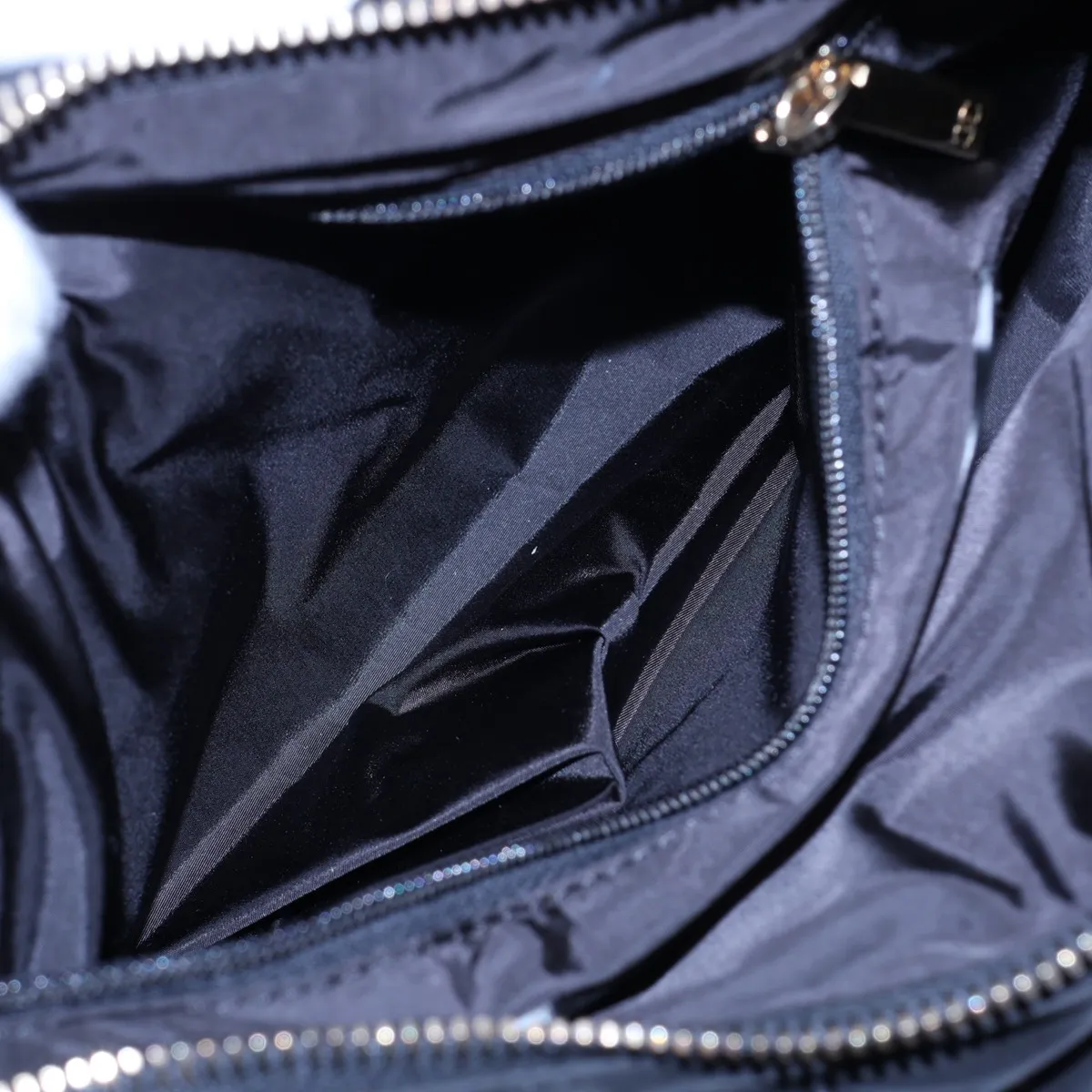 [Individually packaged] Chanel Hobo Velvet x Leather Shoulder Bag, Black with Gold Hardware, K7E0J4G9, Random Plate — view 10