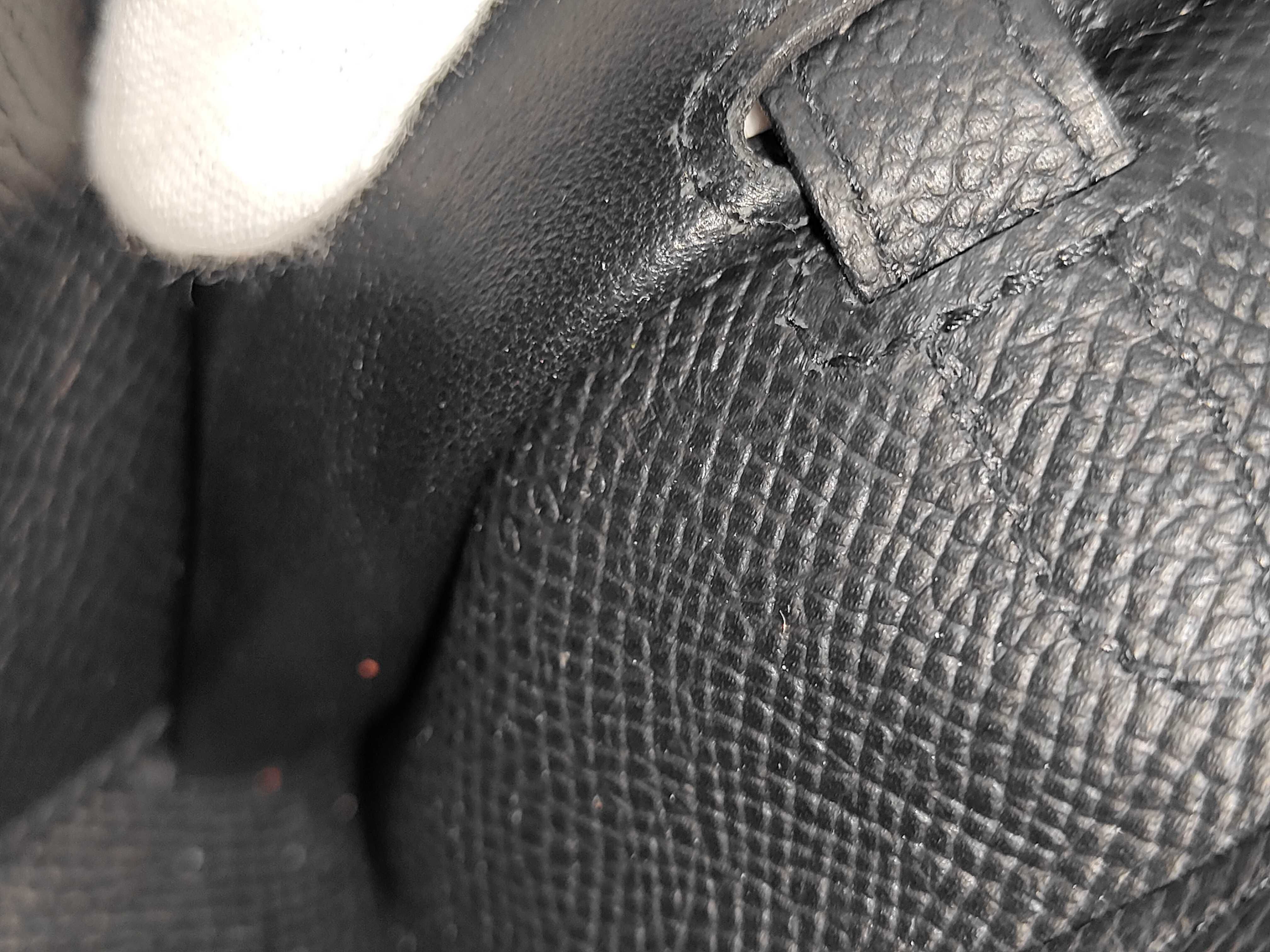 Kelly Wallet To Go, Veau Epsom leather, black, silver hardware, K stamp. — view 12