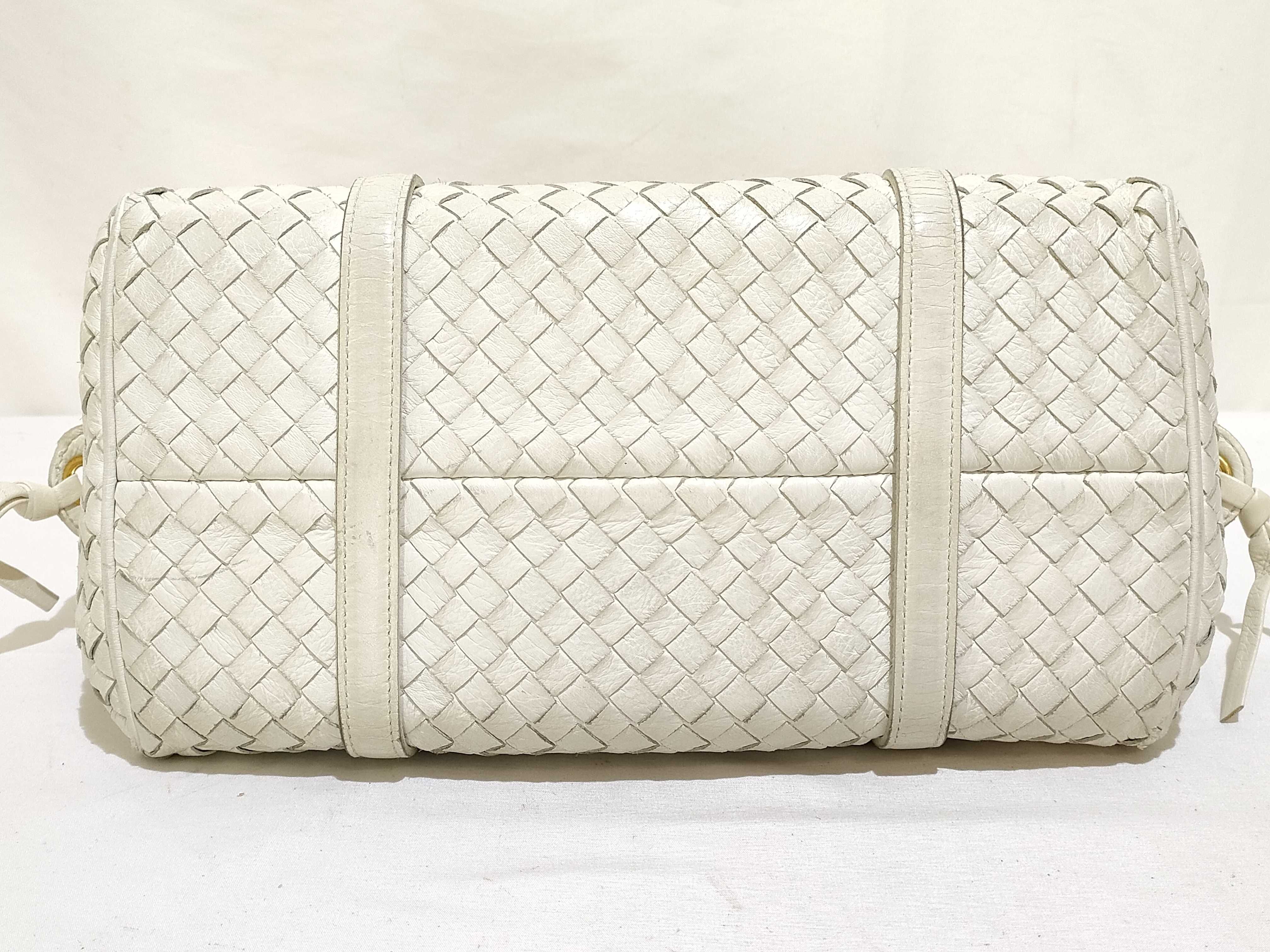 Intrecciato Tote Handbag, Intrecciato Studded Handbag — view 7
