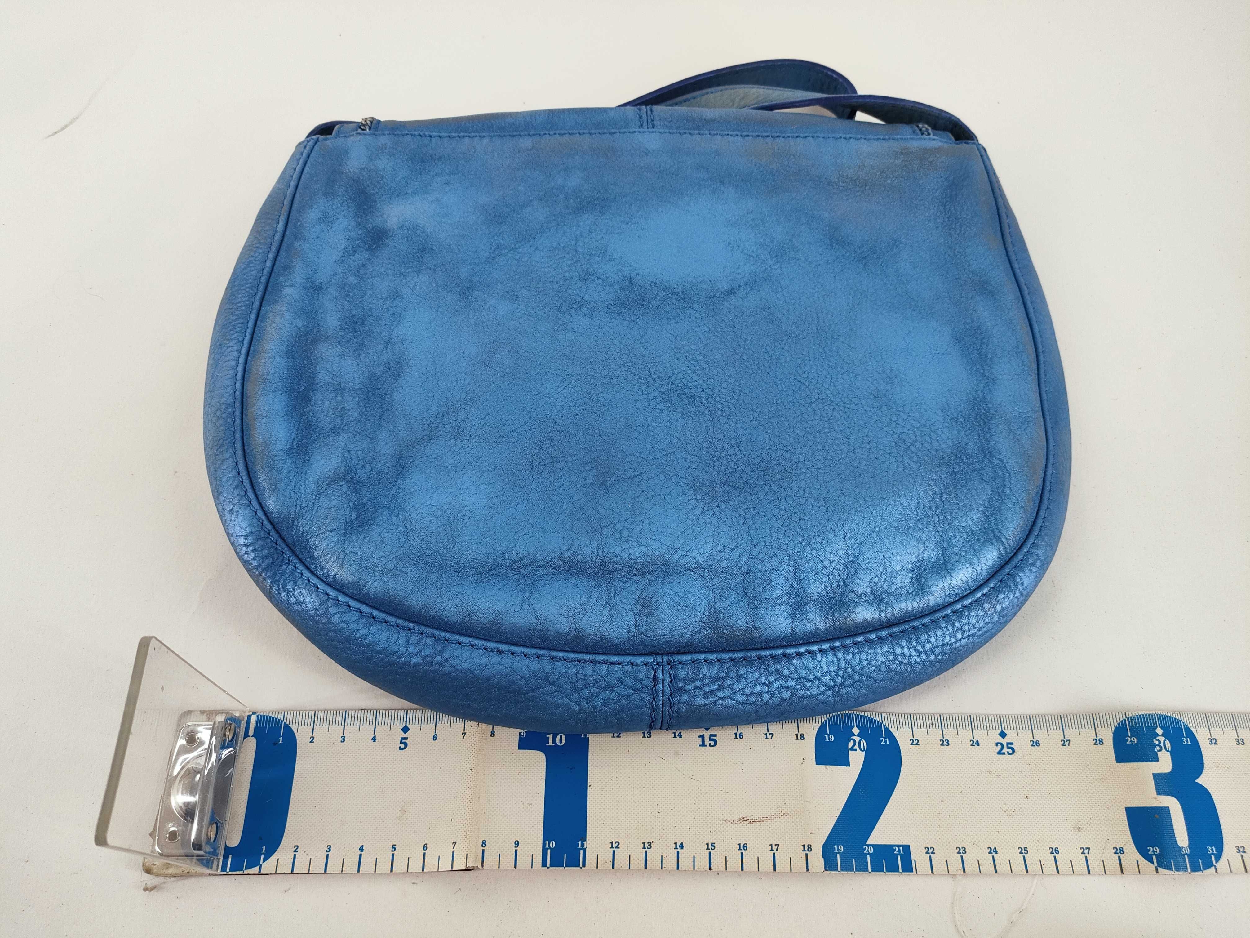 shoulder bag, blue shoulder bag — view 2
