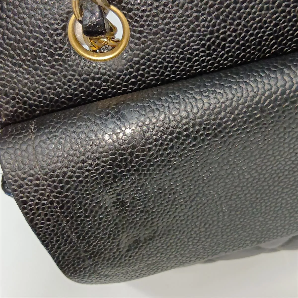 [Individually packaged] Chanel Matelassé 25 Lambskin Double Flap Double Chain Bag, Black with Gold Hardware, 1316761, Series 1, A01112 — view 14