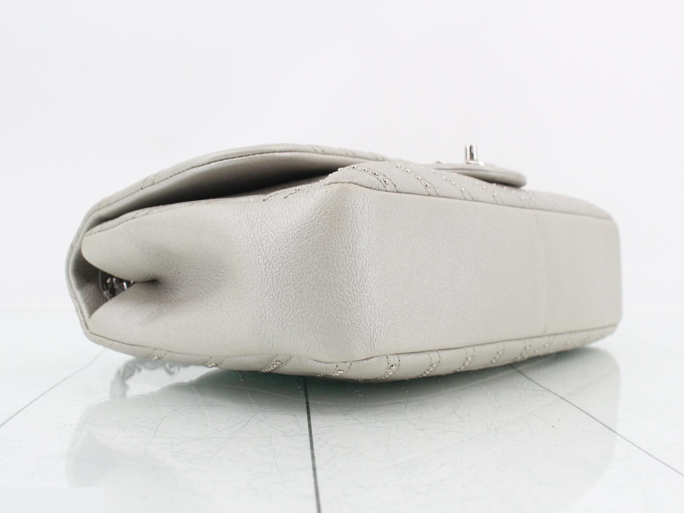 Chevron Double Flap Chain Shoulder Bag — view 5