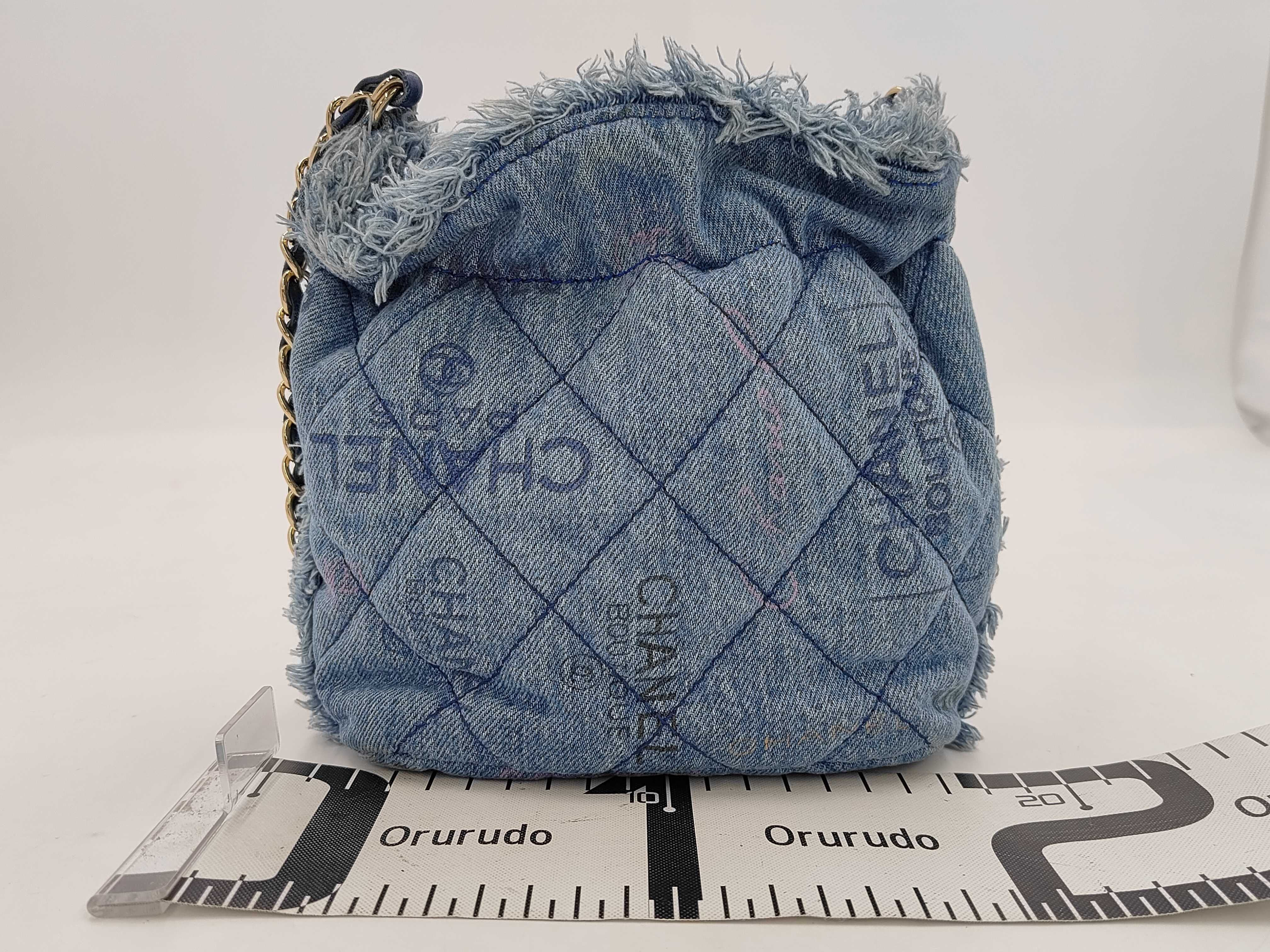 Bucket Bag, Denim Blue Shoulder Bag — view 2