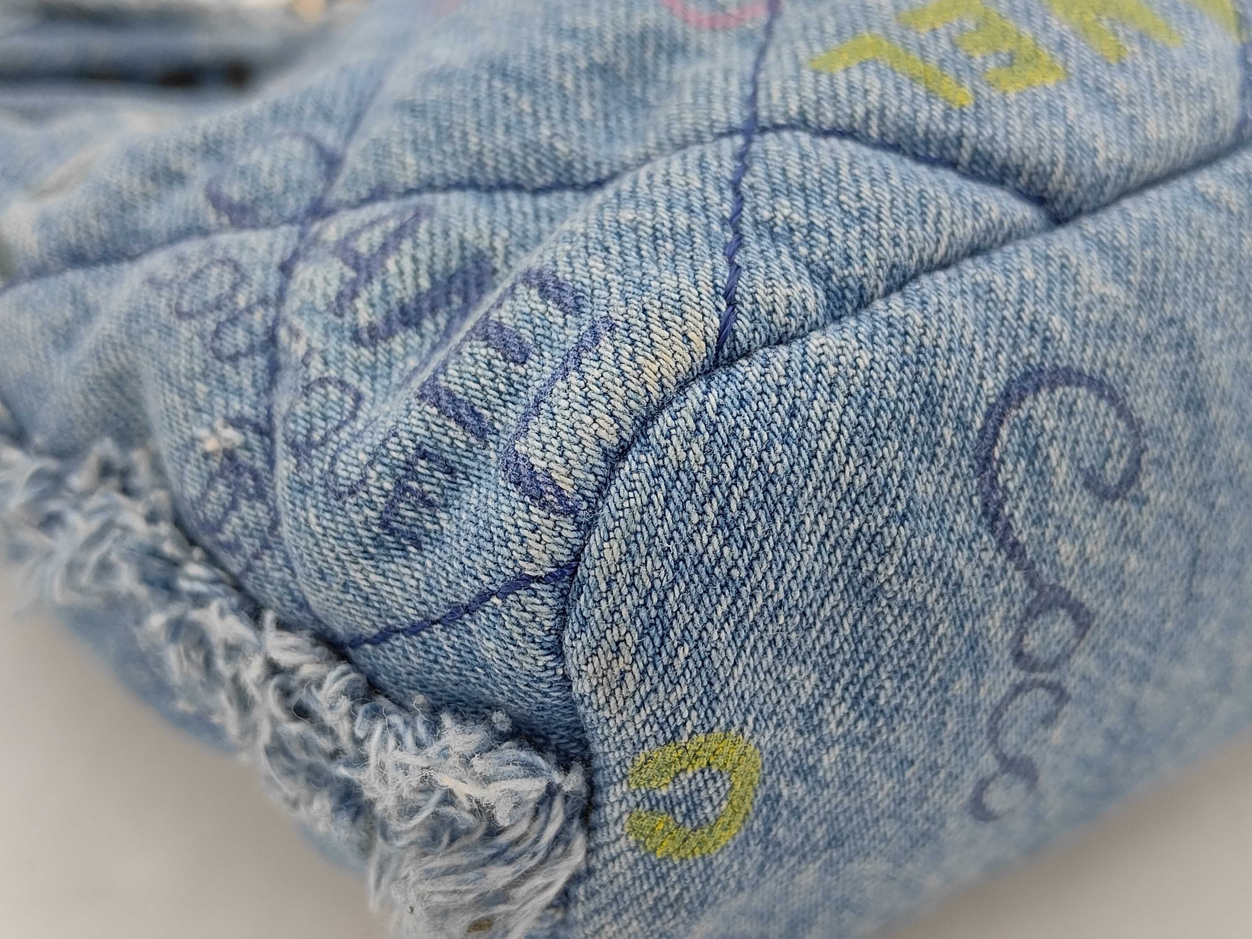Bucket Bag, Denim Blue Shoulder Bag — view 6