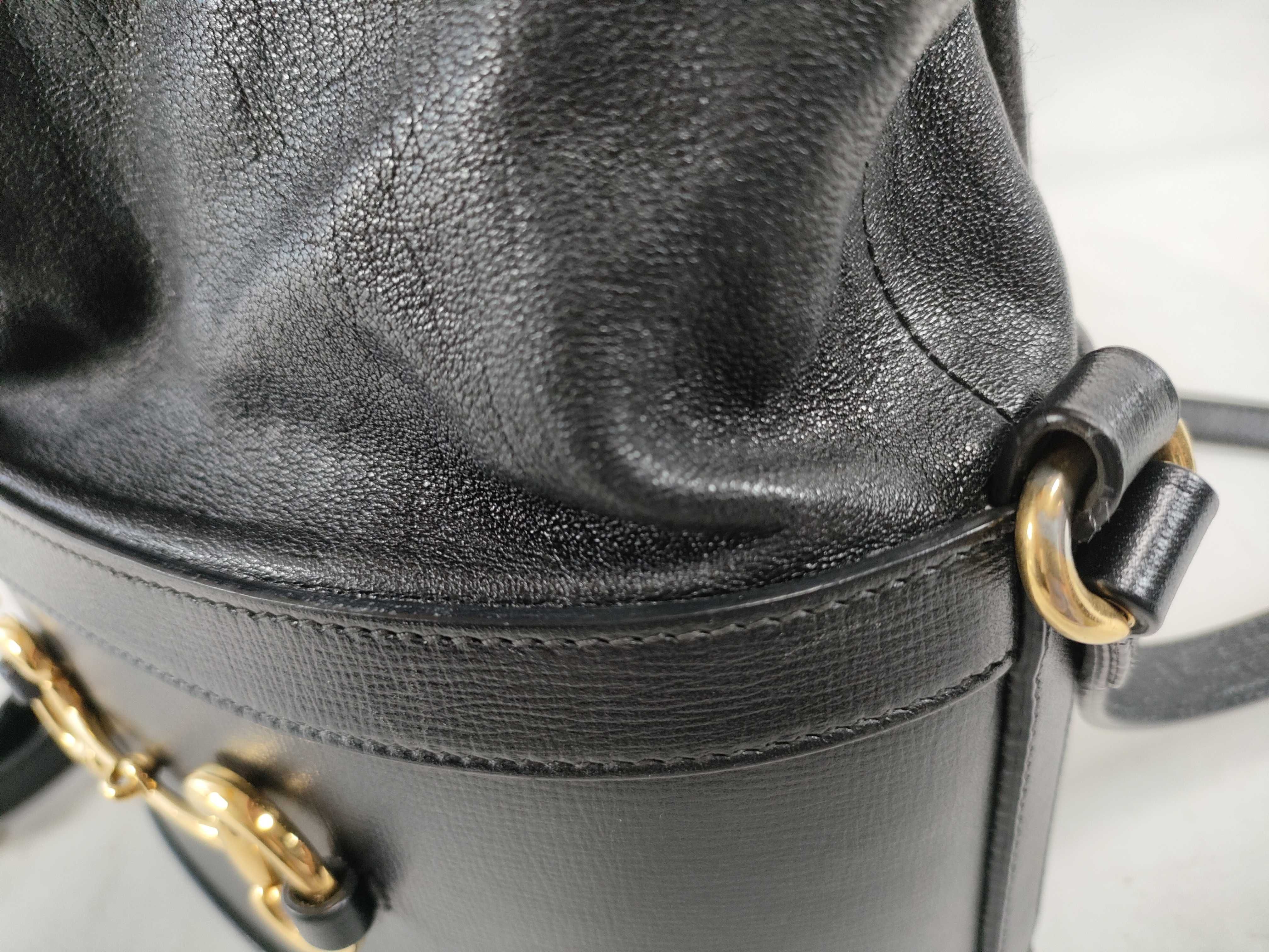 Horsebit Bucket Shoulder Bag — view 15