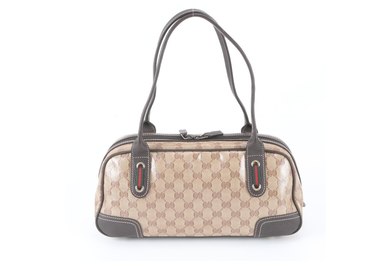 GG Crystal Sherry Line 293594 Leather Handbag — view 3