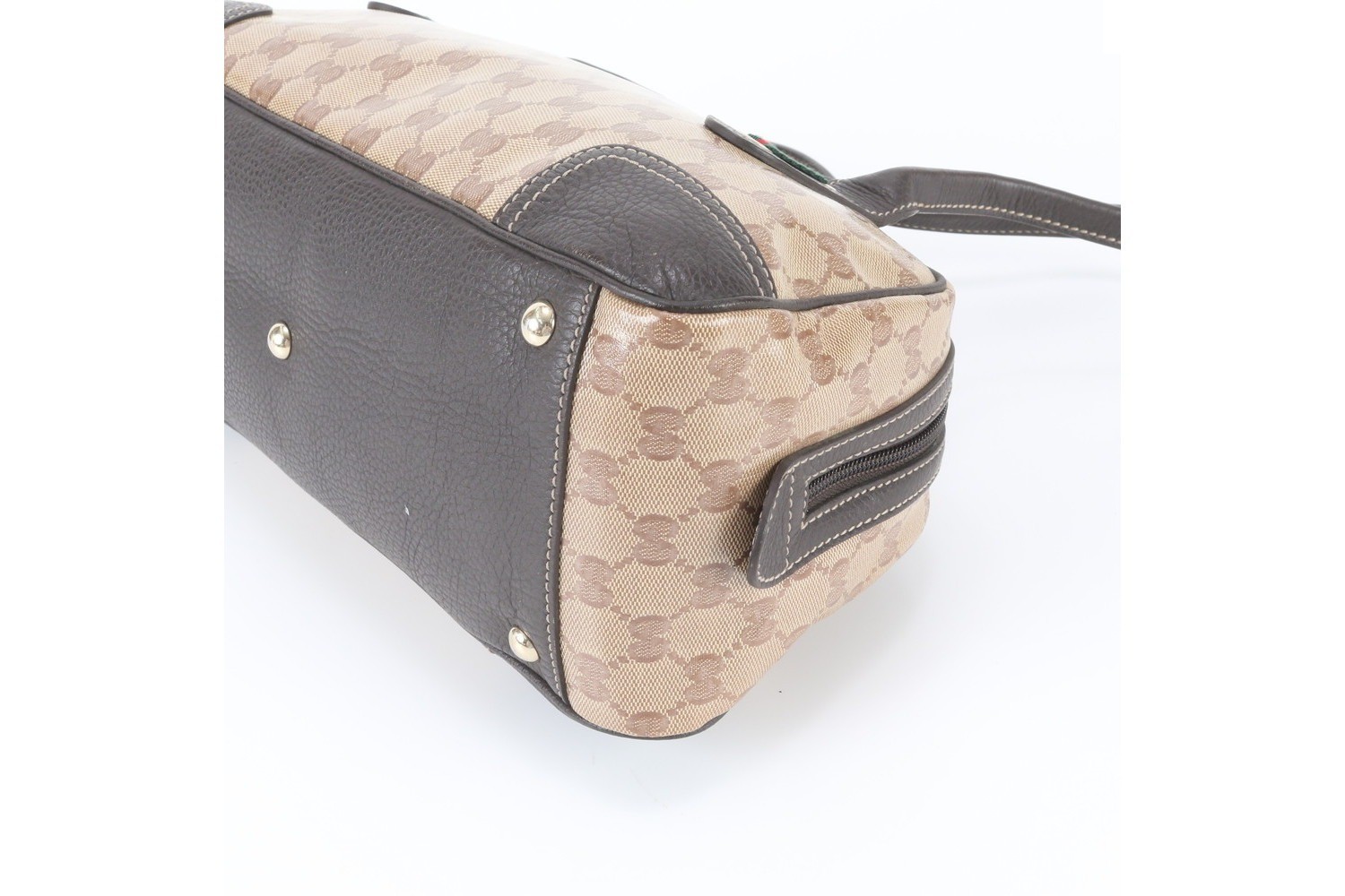 GG Crystal Sherry Line 293594 Leather Handbag — view 4