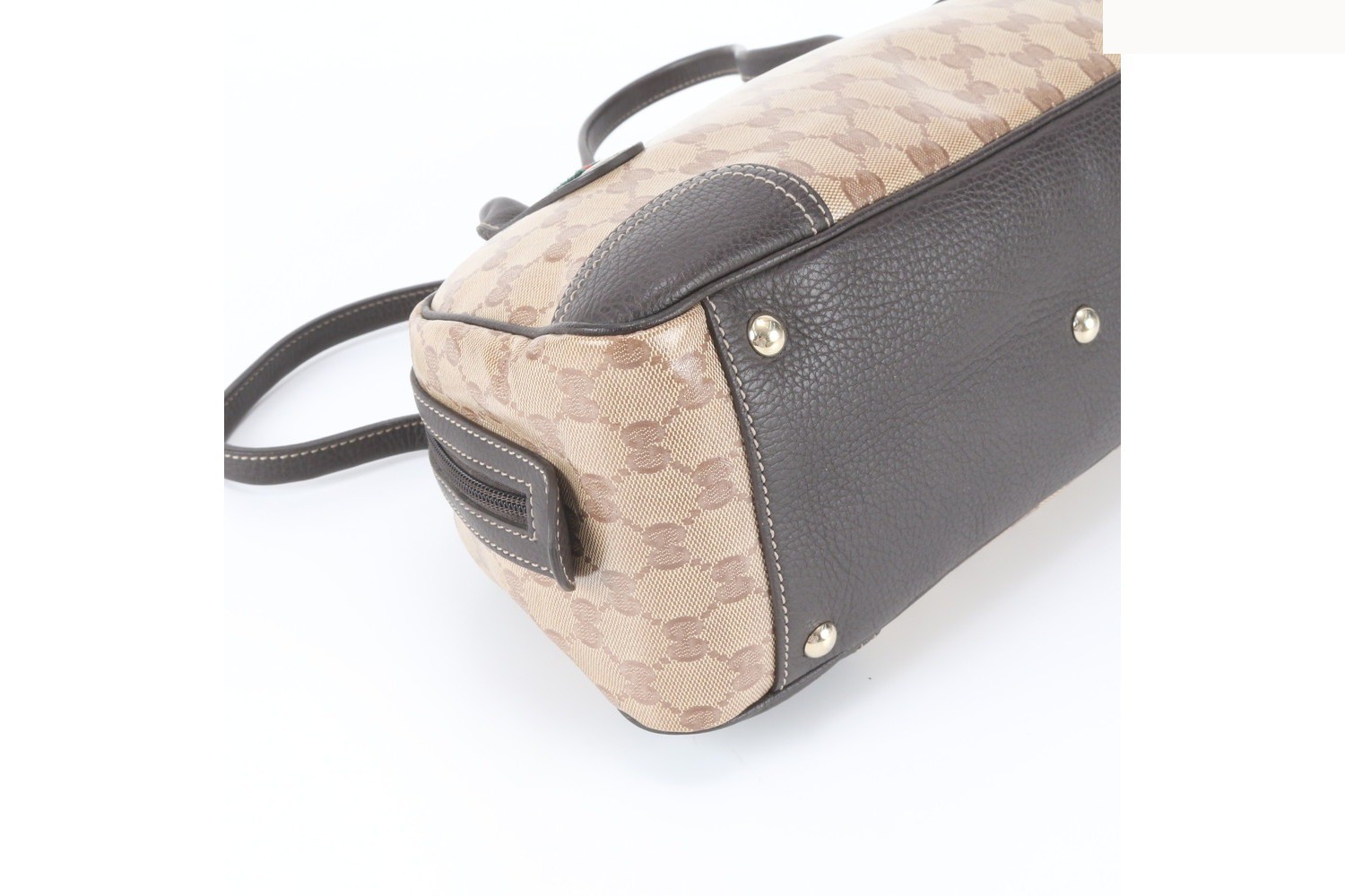 GG Crystal Sherry Line 293594 Leather Handbag — view 5