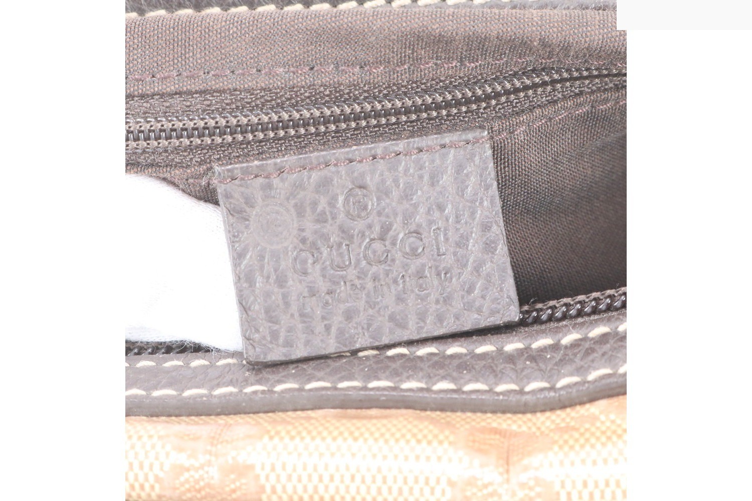 GG Crystal Sherry Line 293594 Leather Handbag — view 8
