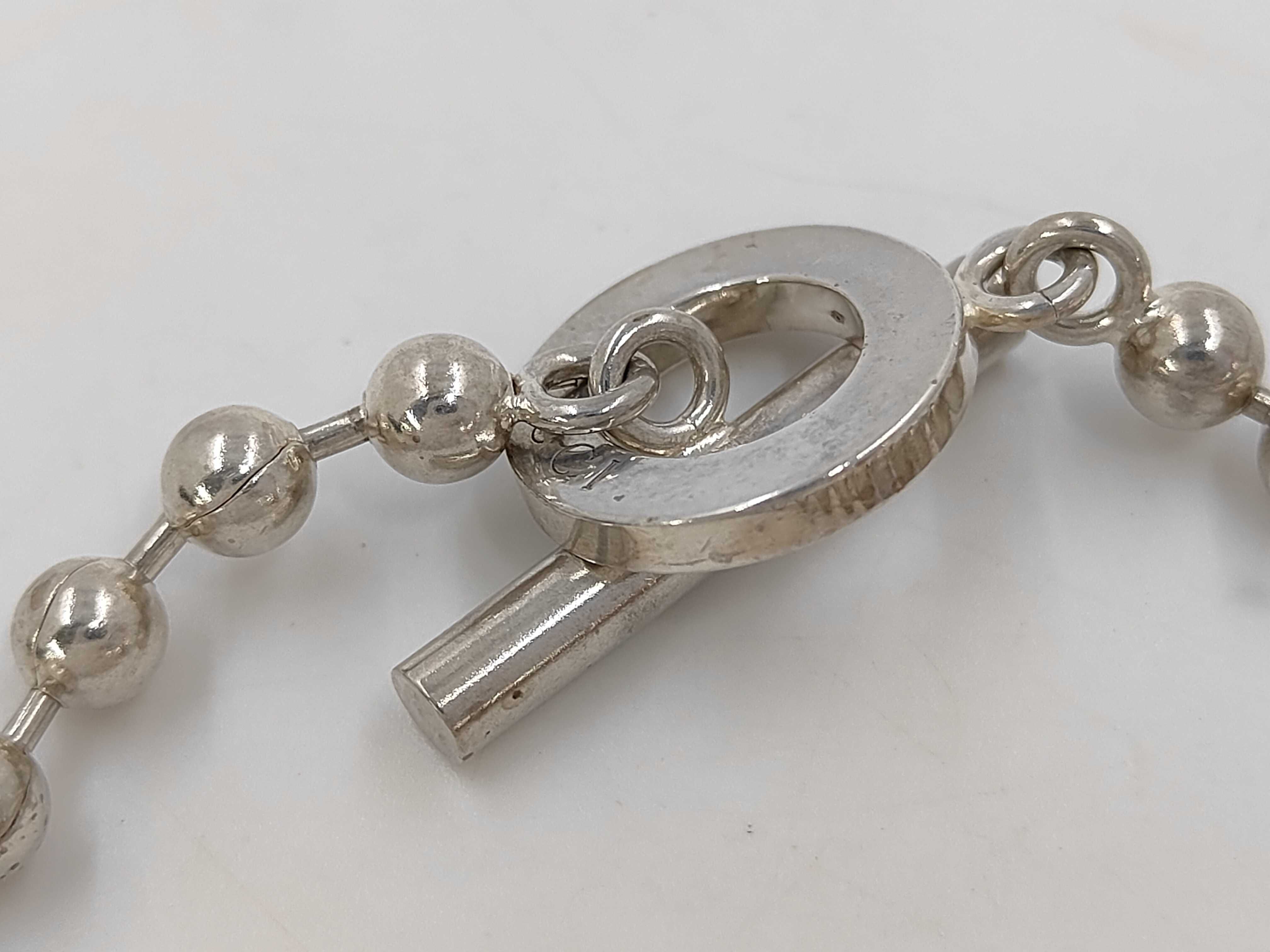 bracelet, ball chain, 925 sterling silver, 15.0g, includes box and bag. Bracelet/Bangle. — view 3