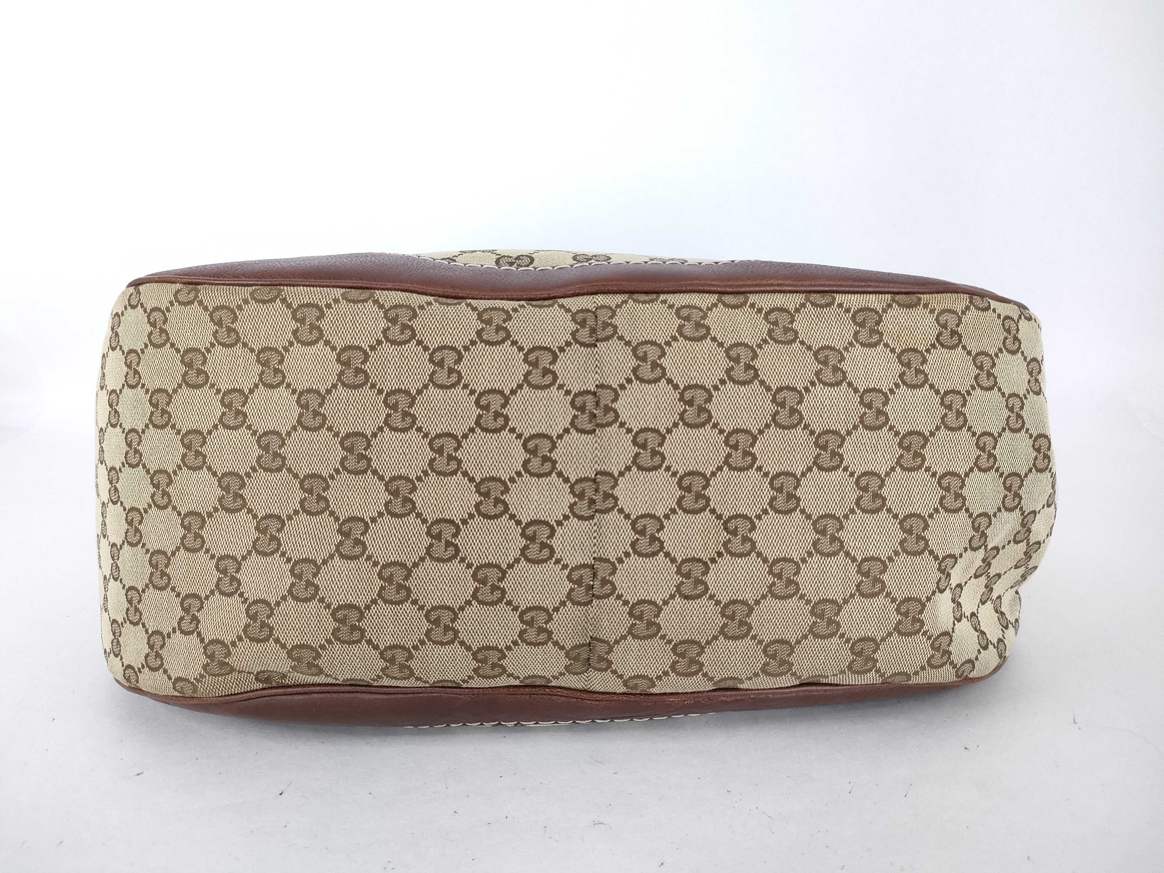 Jacquard Interlocking Shoulder Bag Tote Bag — view 7