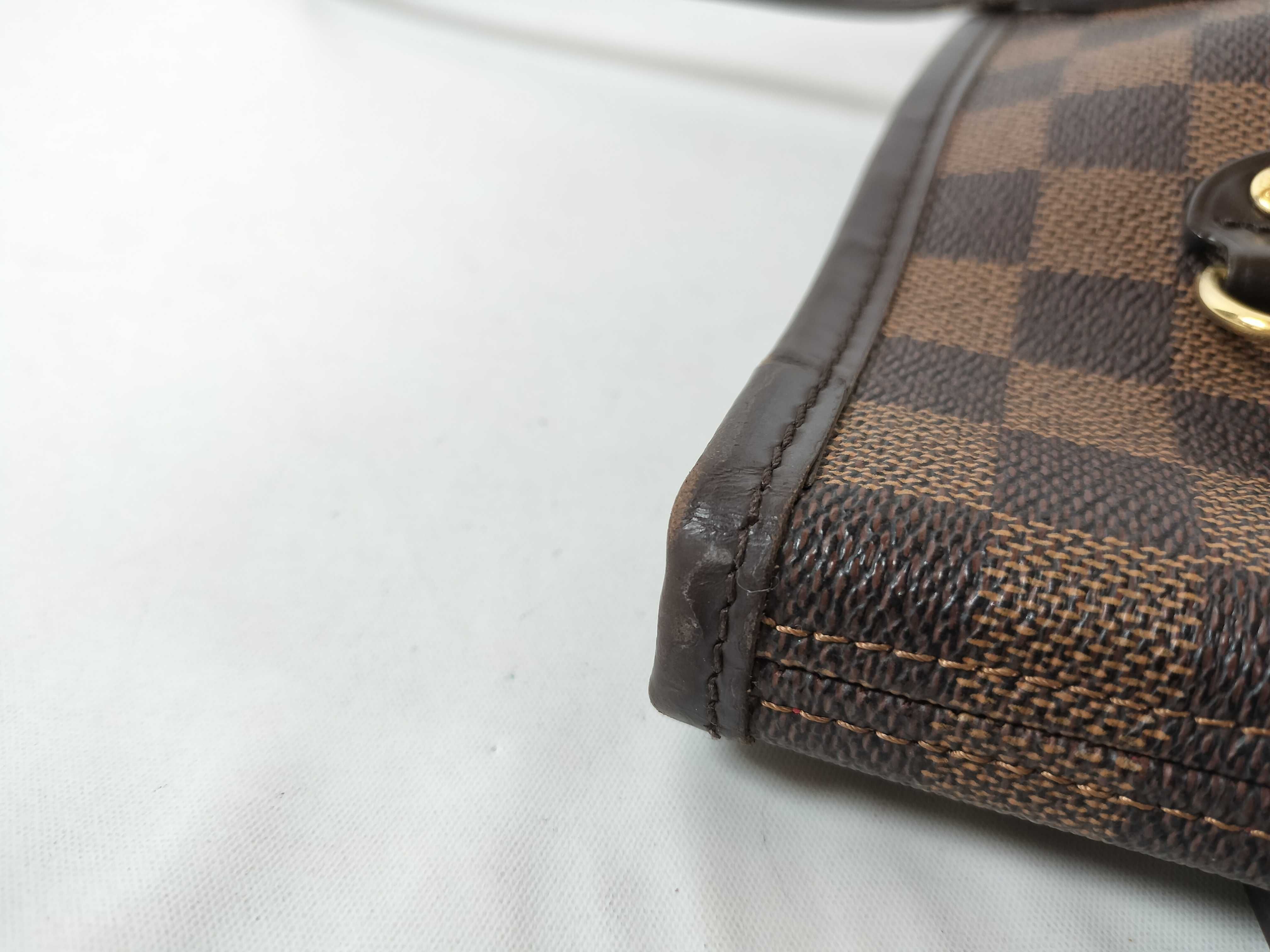 Damier Neverfull MM N51105 AR4182 Brown Tote Bag — view 12