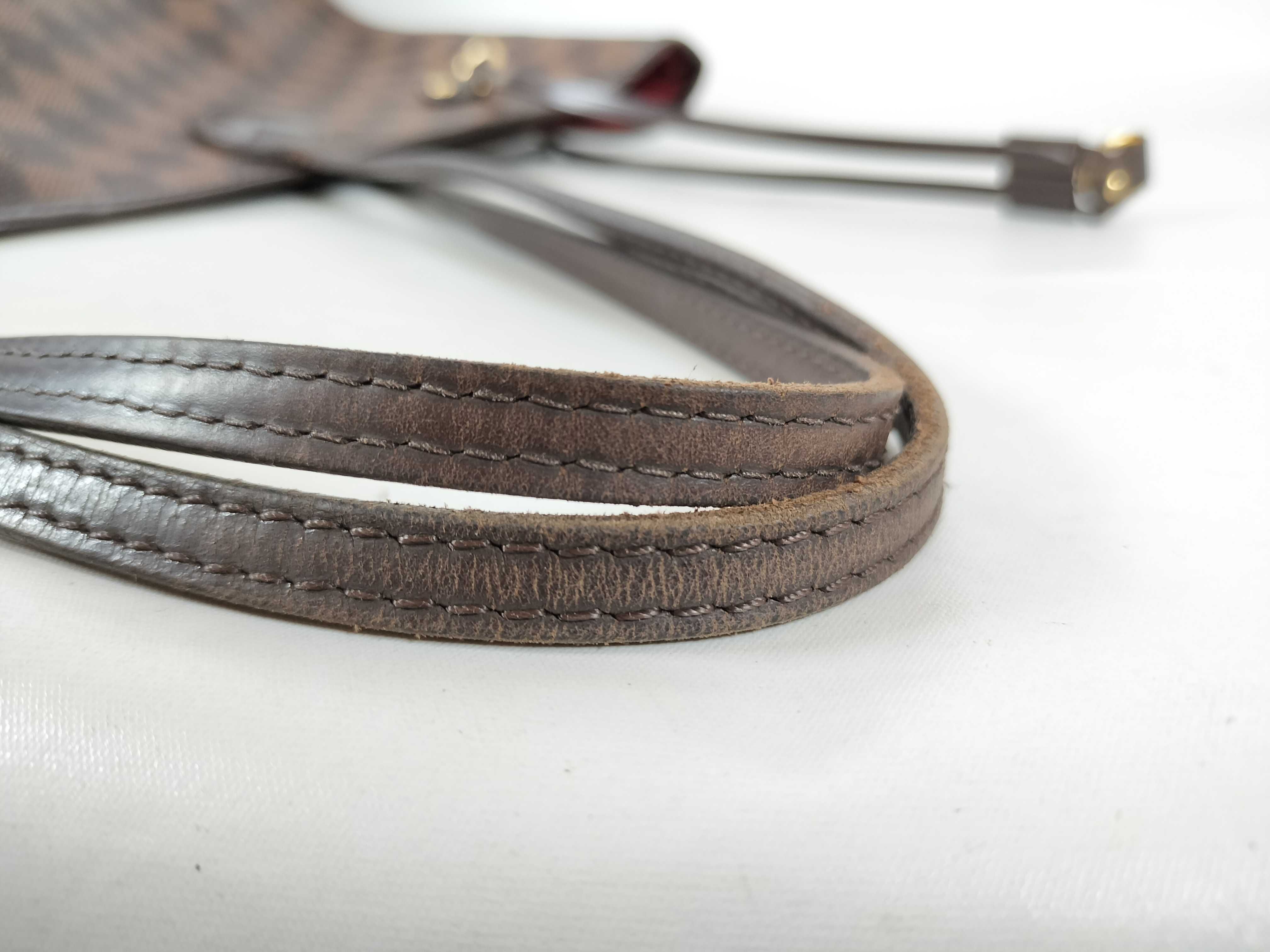 Damier Neverfull MM N51105 AR4182 Brown Tote Bag — view 4