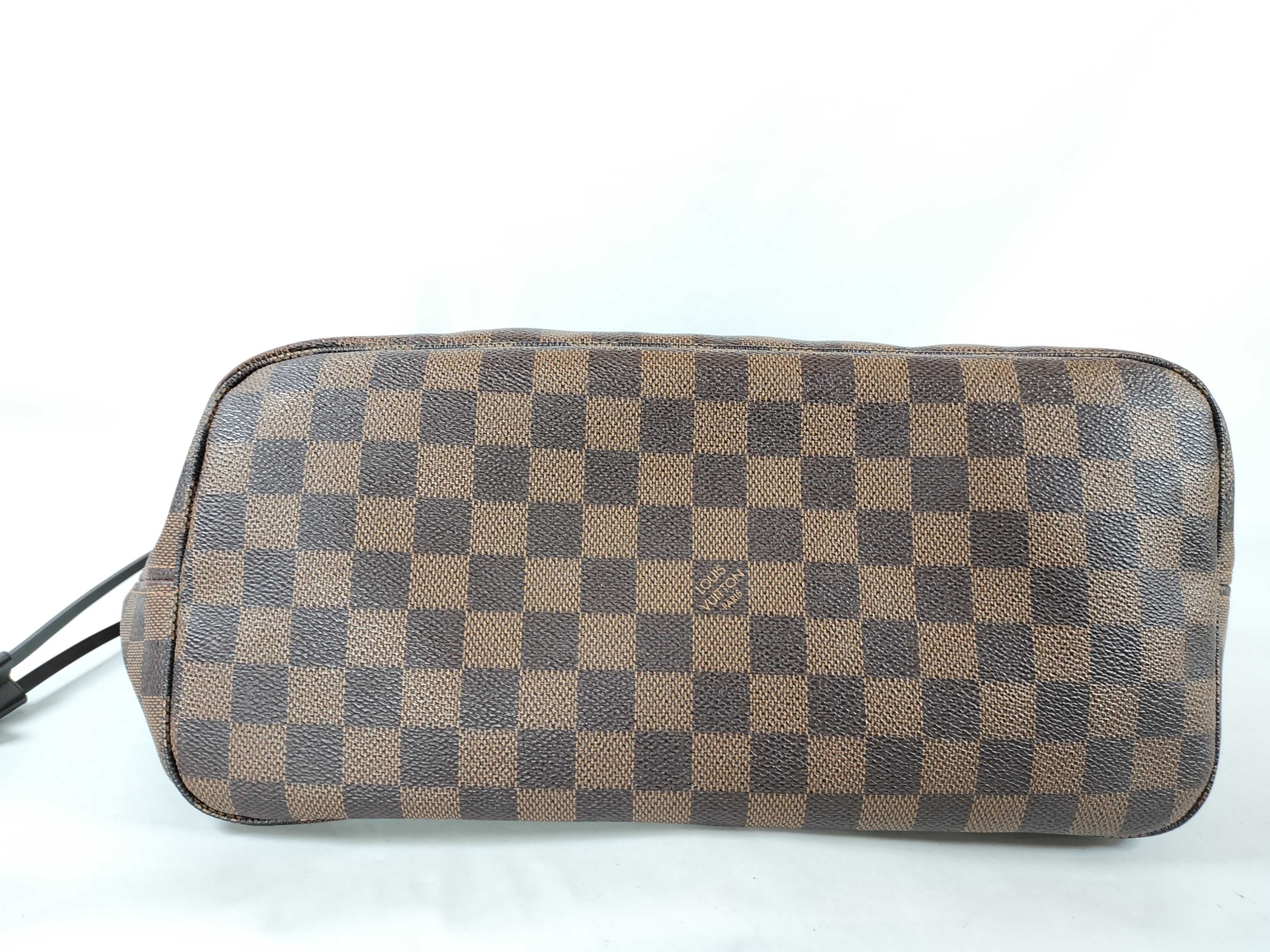 Damier Neverfull MM N51105 AR4182 Brown Tote Bag — view 7