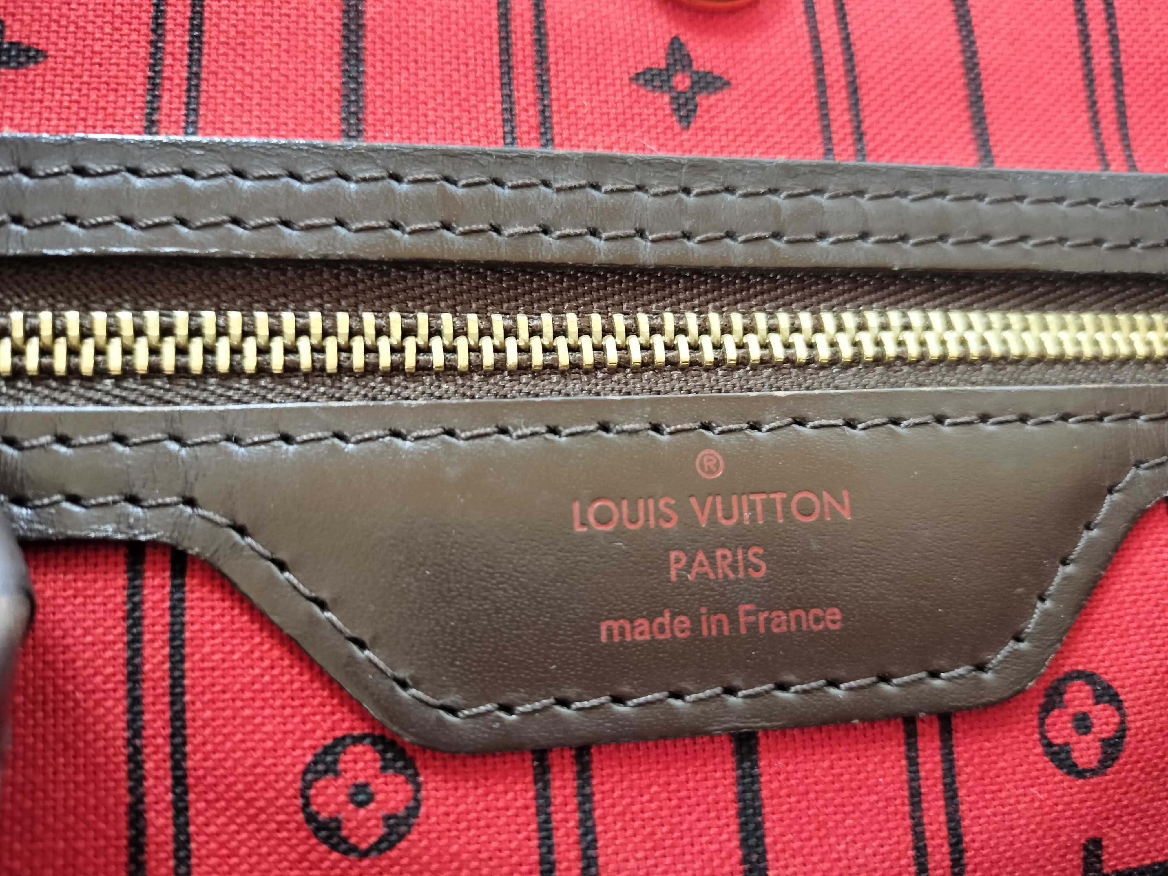 Damier Neverfull MM N51105 AR4182 Brown Tote Bag — view 10