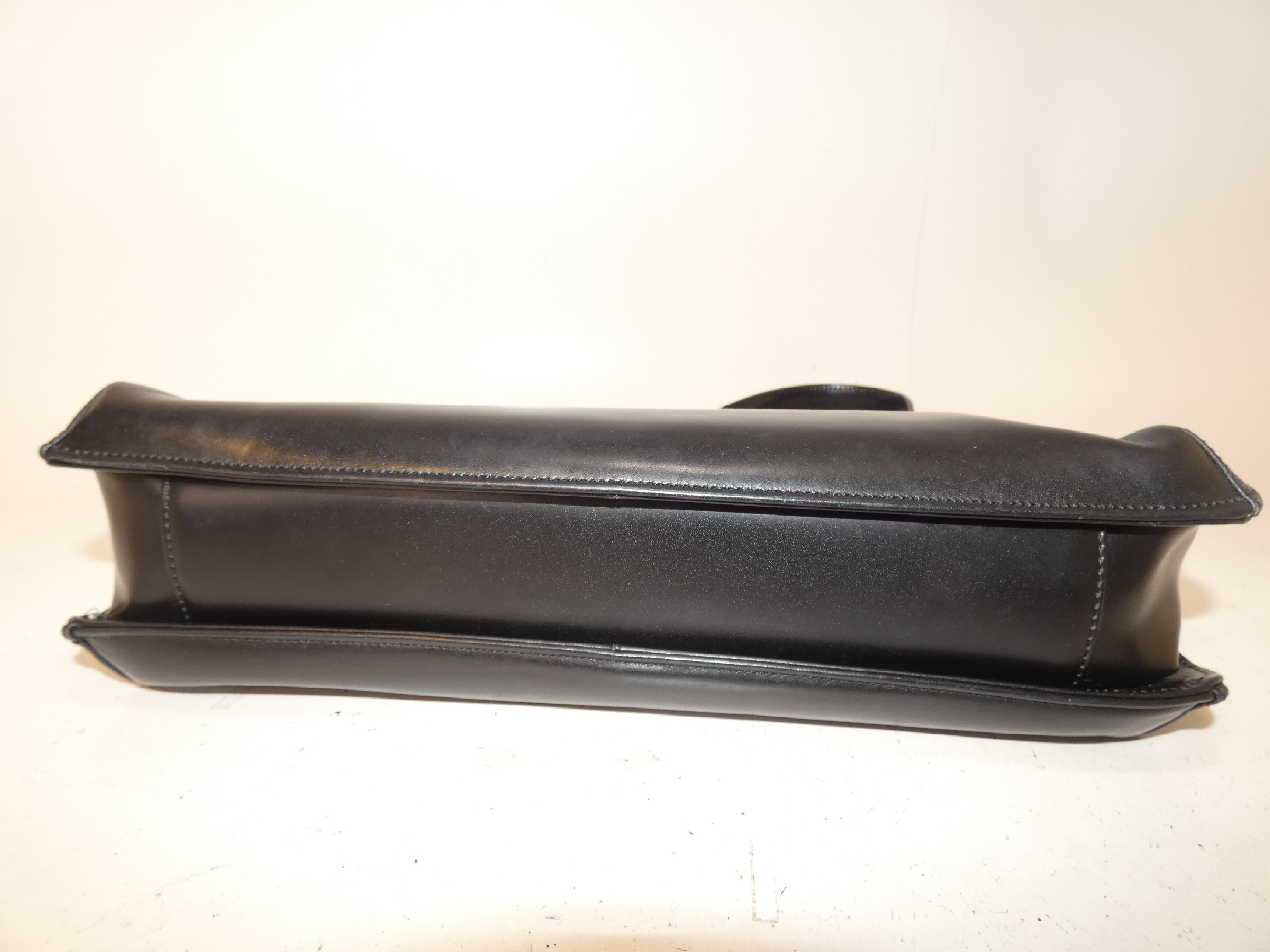 Leather Black One-Hand Handbag — view 5