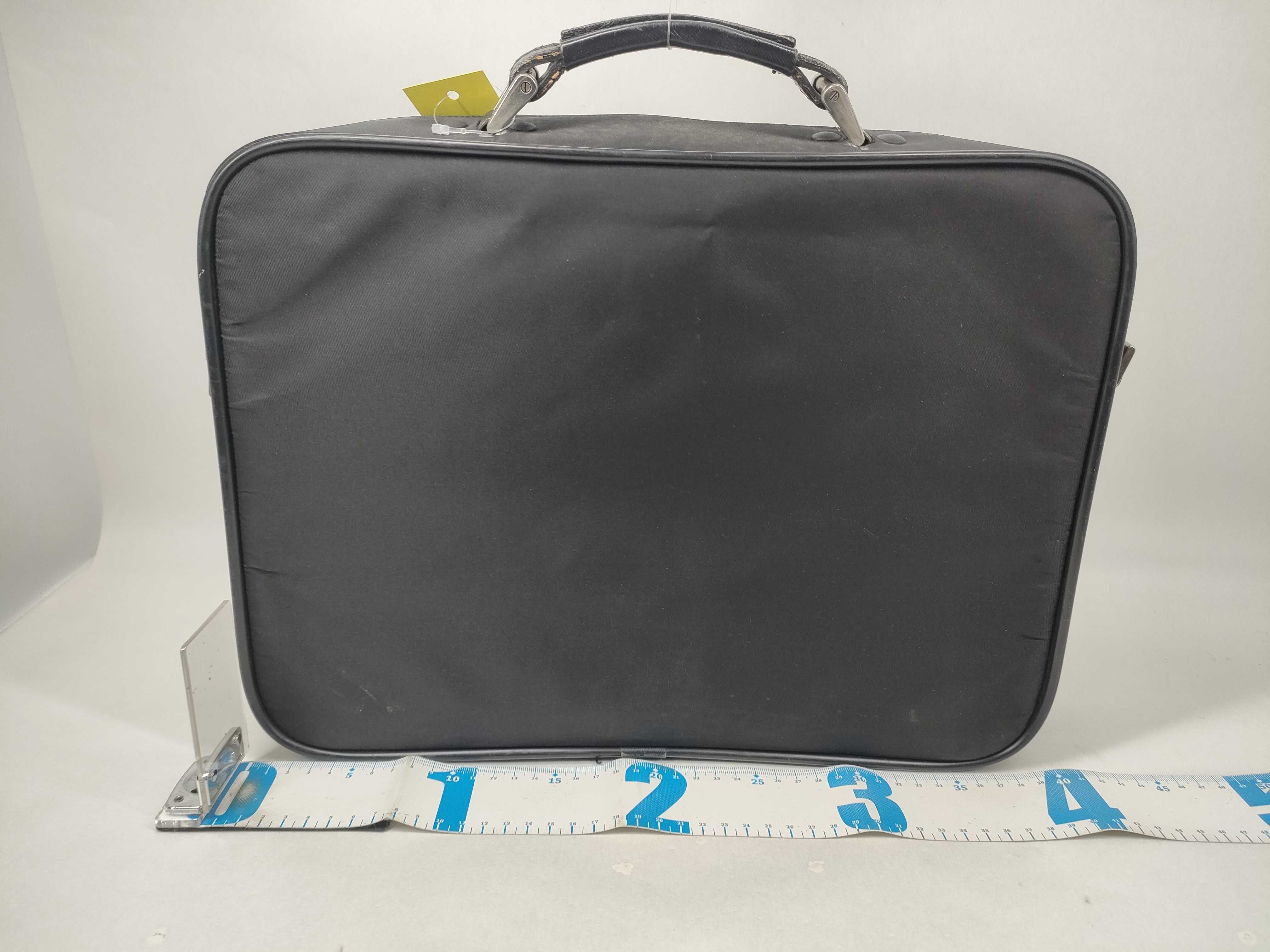 Nylon Business Bag, Black — view 2