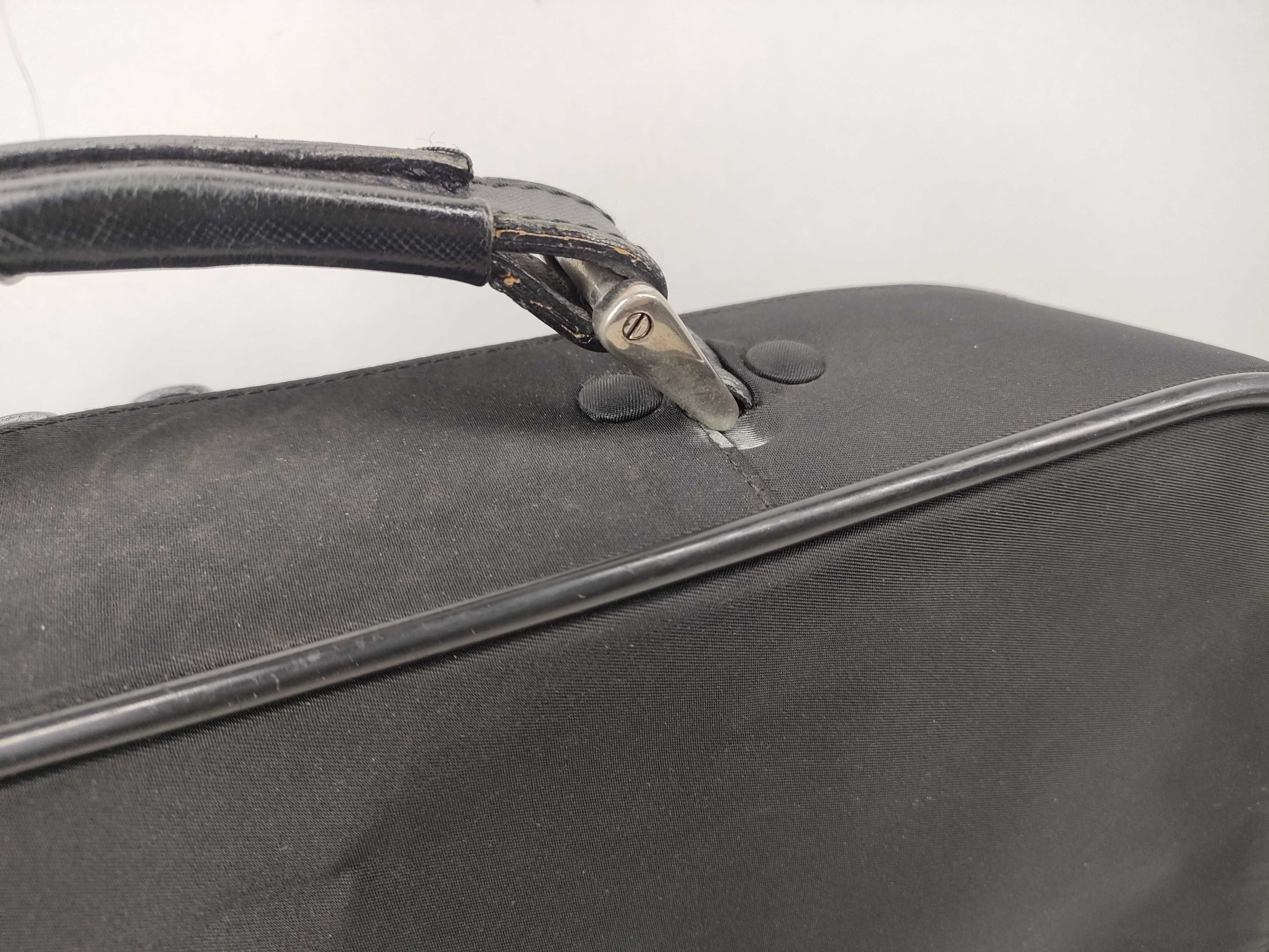 Nylon Business Bag, Black — view 3