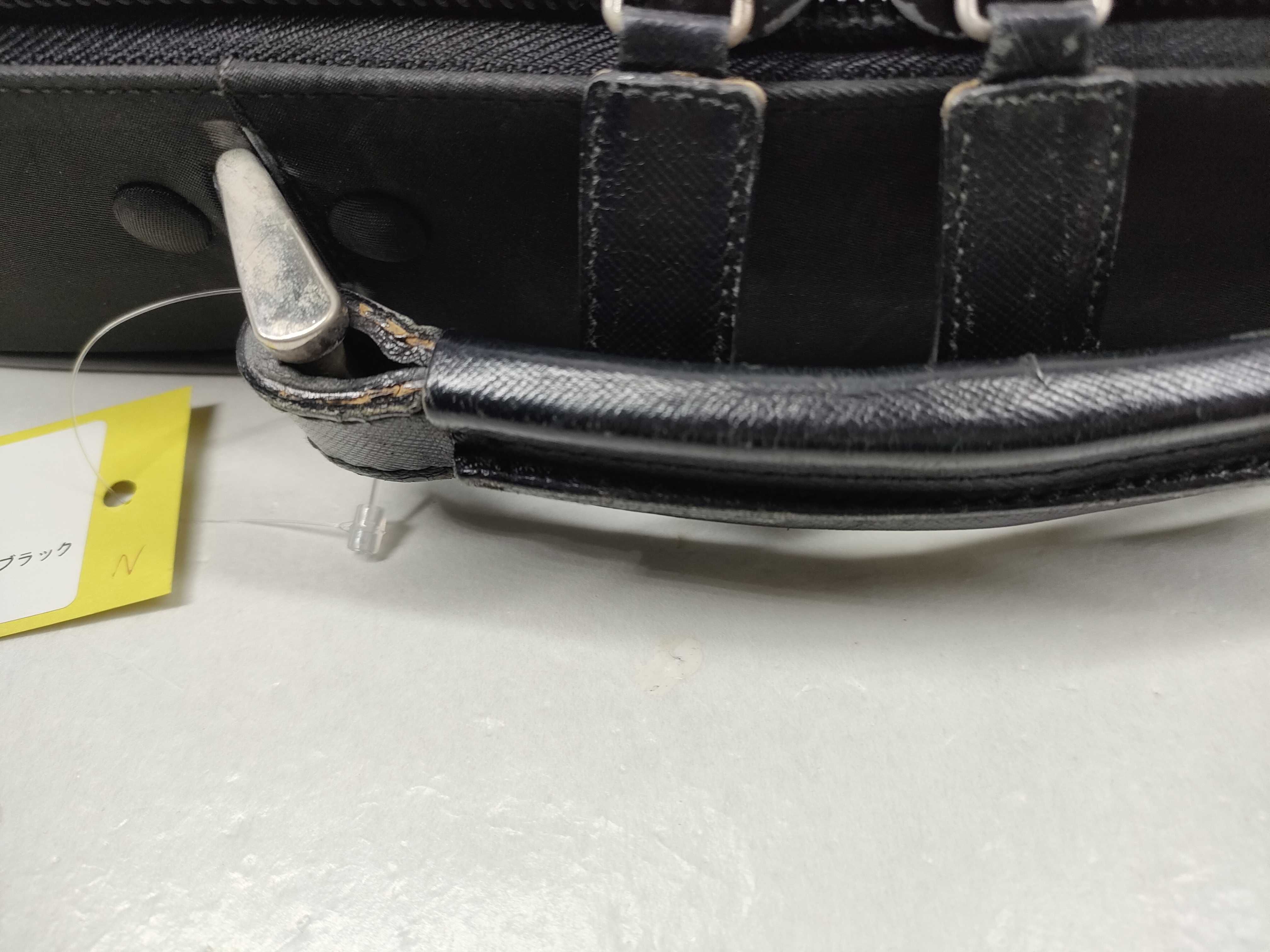 Nylon Business Bag, Black — view 5