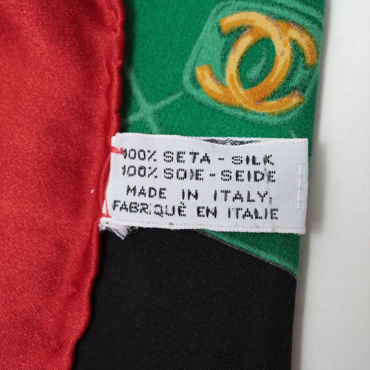 Cocomark Matelasse Scarf Silk Multicolor Thread Fuzz Thread — view 6