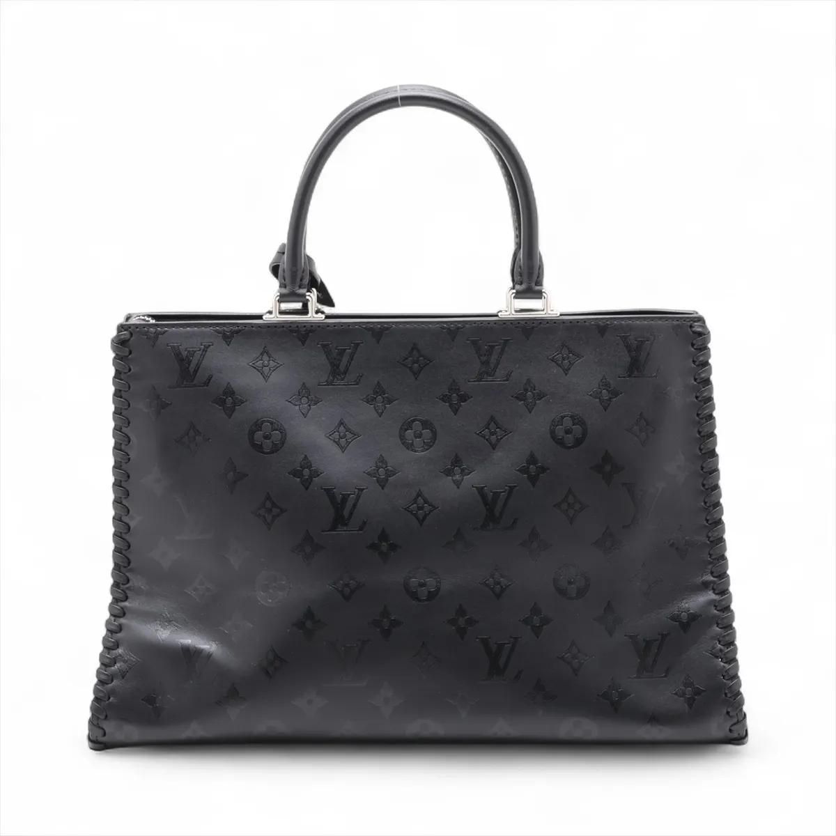 Monogram Very Zip Tote M54147 Black (RFID detected) — view 2