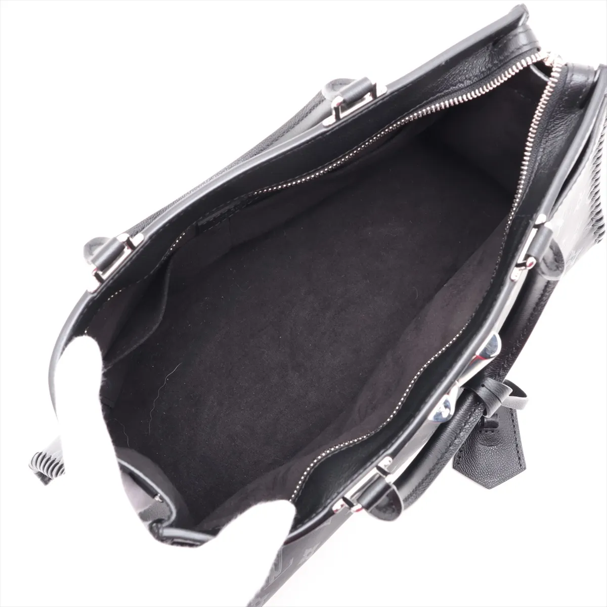 Monogram Very Zip Tote M54147 Black (RFID detected) — view 8