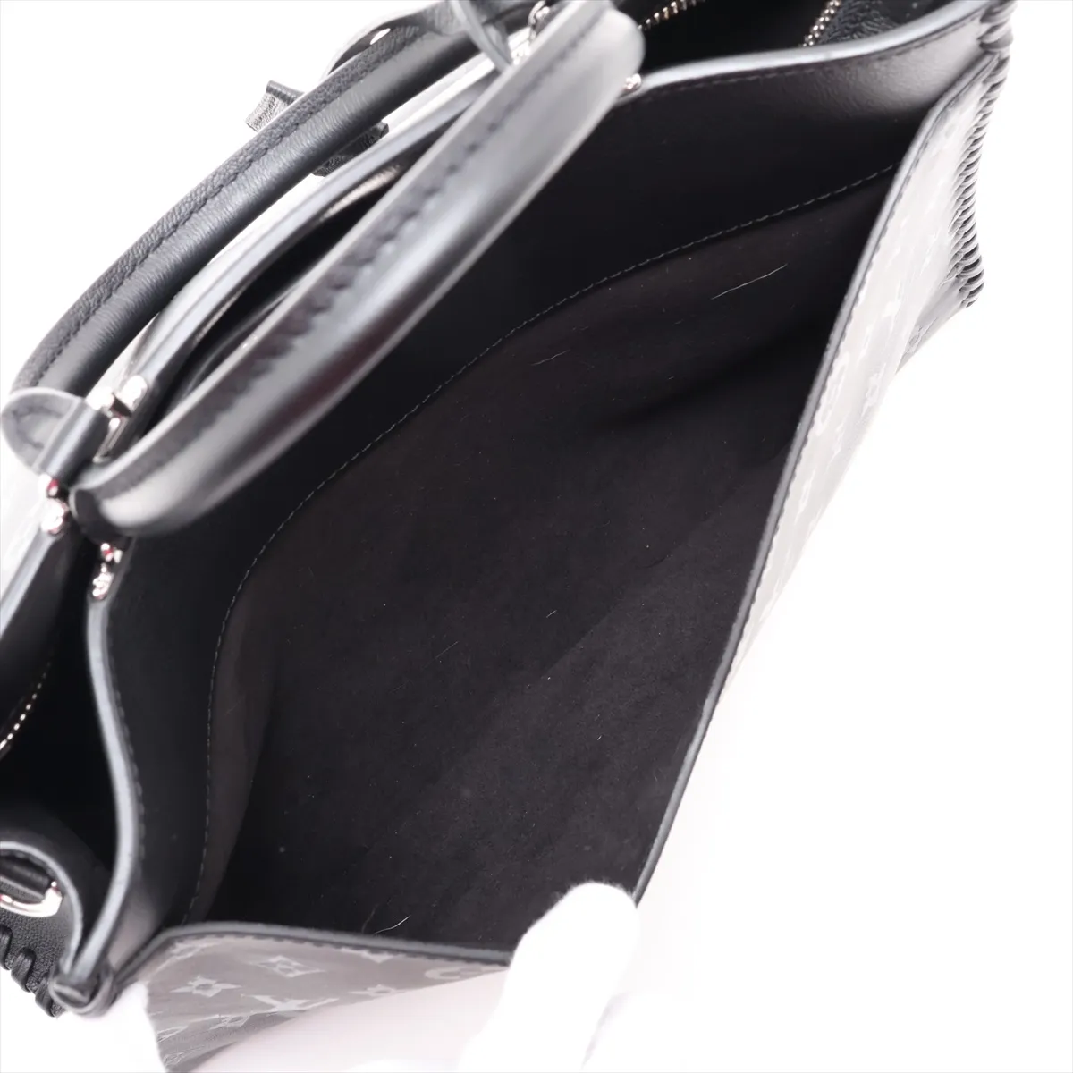 Monogram Very Zip Tote M54147 Black (RFID detected) — view 9