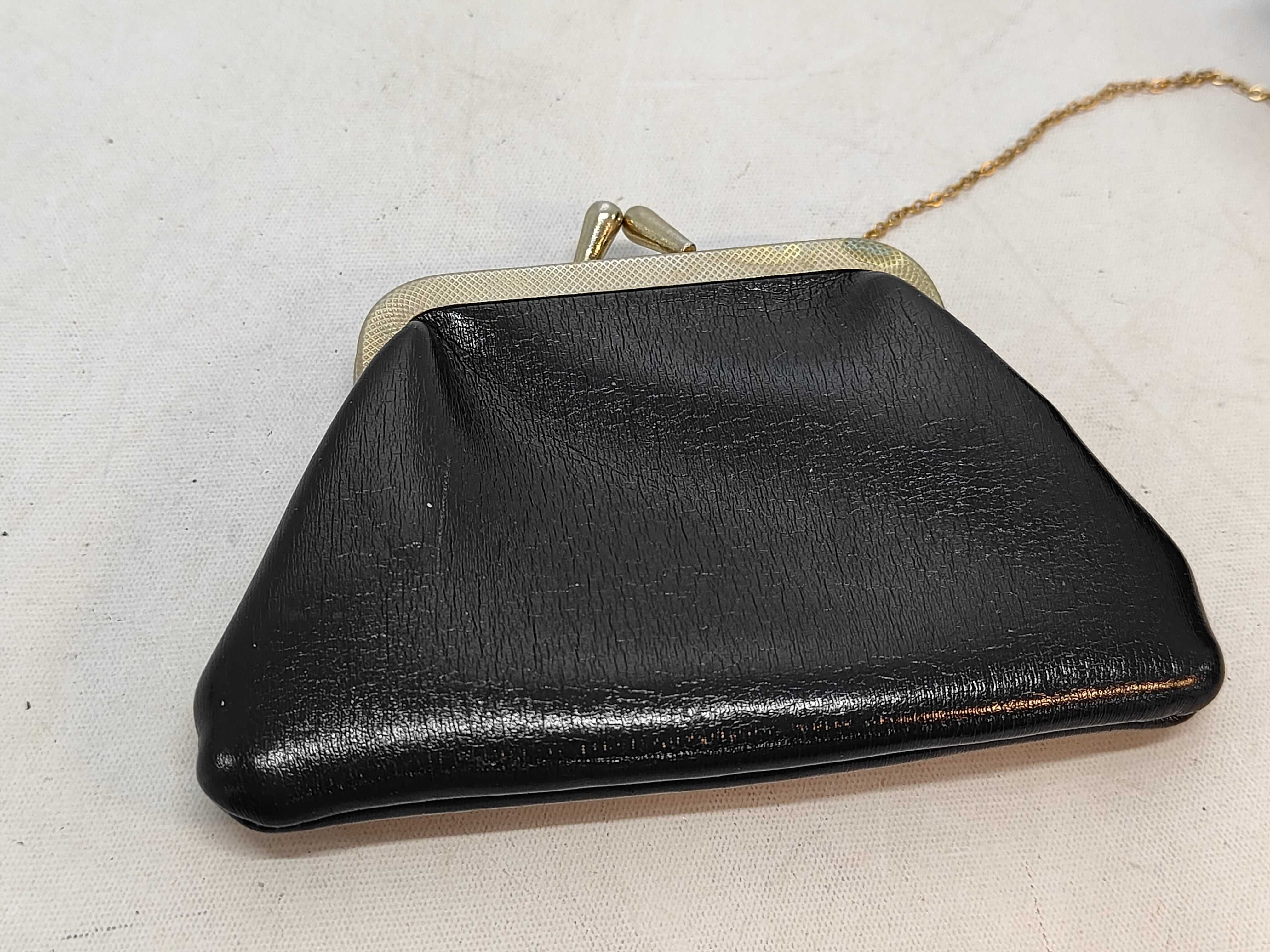 Leather Trotter Handbag, Black Handbag — view 15