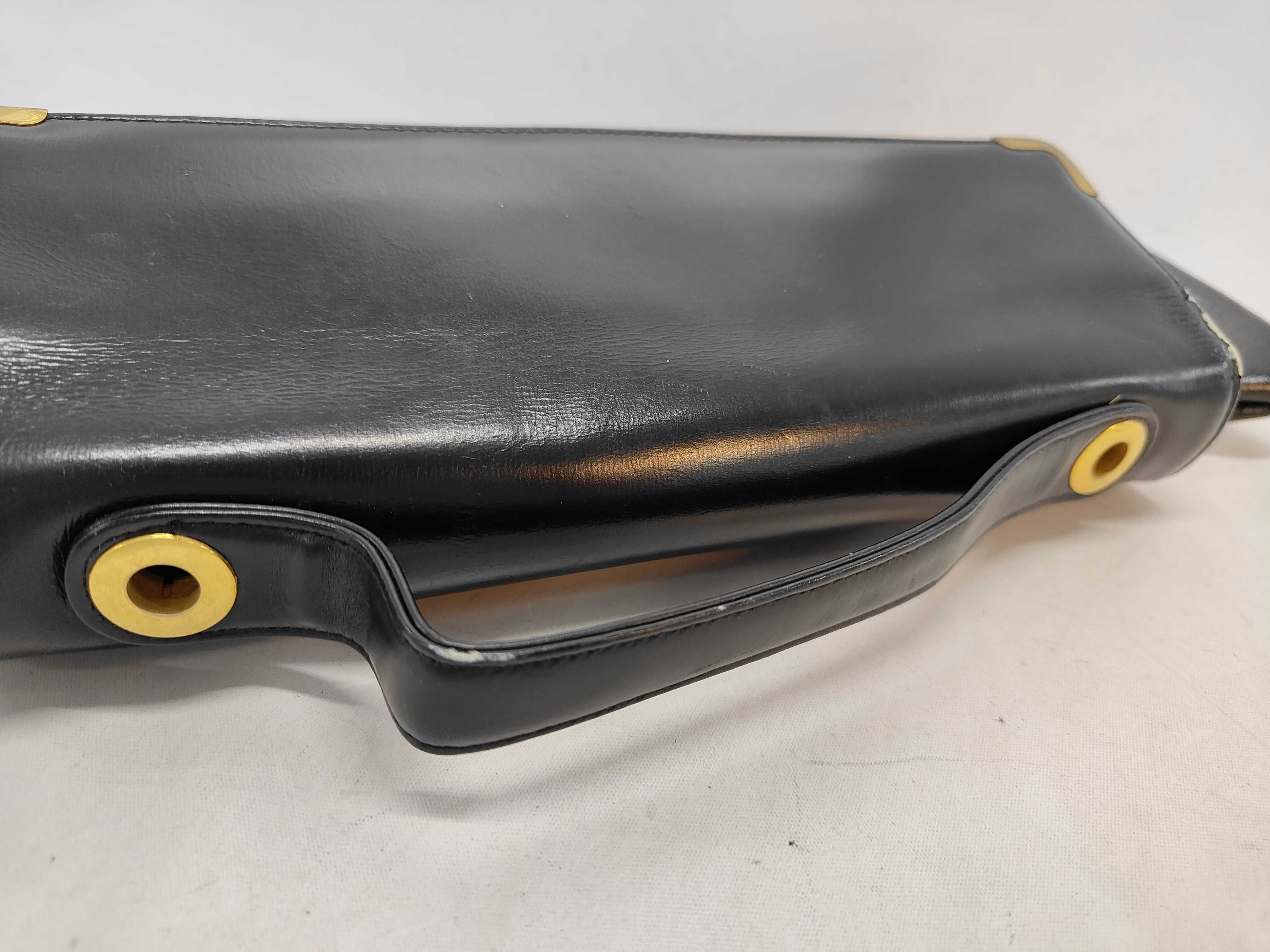 Leather Trotter Handbag, Black Handbag — view 5