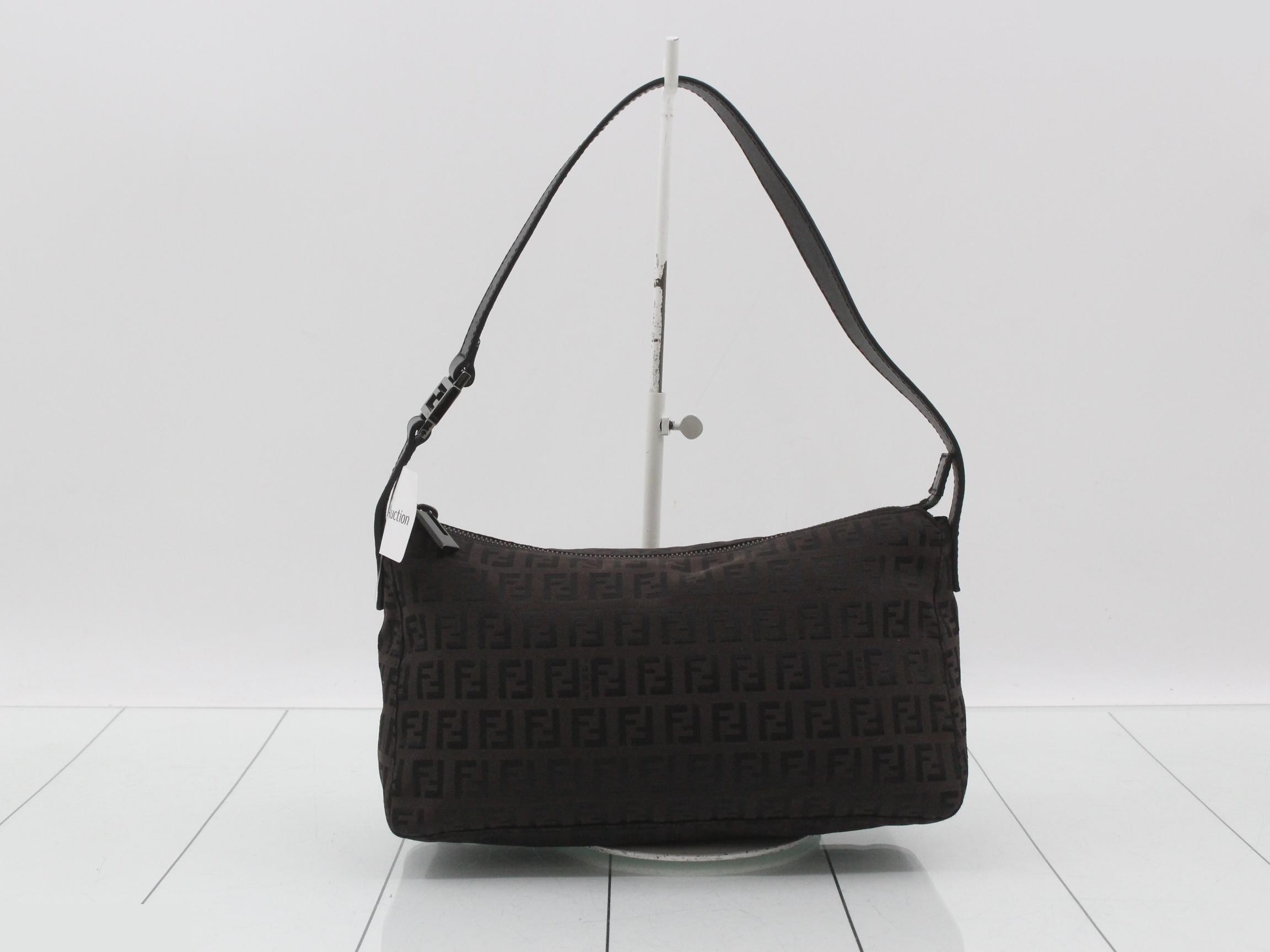 Zucchino Shoulder Bag, Zucca, Brown