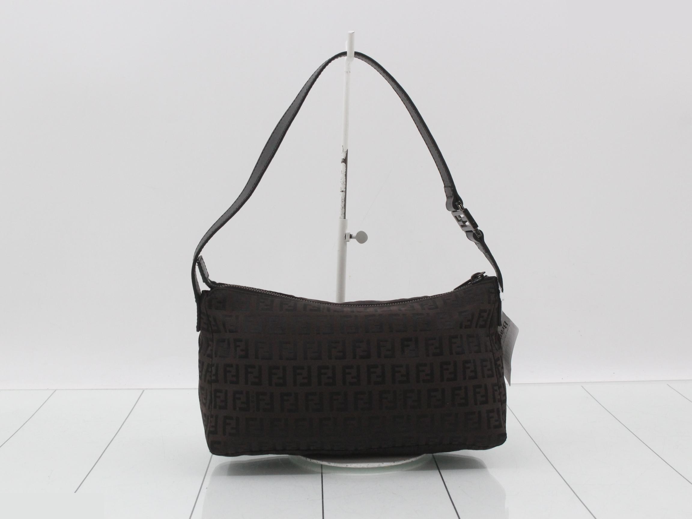 Zucchino Shoulder Bag, Zucca, Brown — view 2