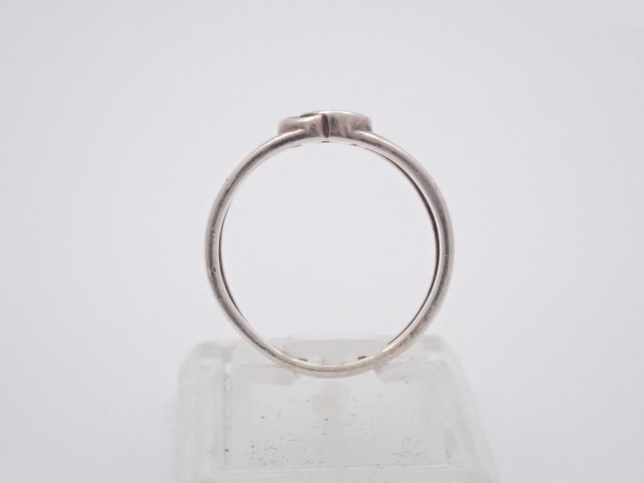 Sterling silver (Sv925) / 2.0g SV ring, stamped "13", actual size #11 — view 3