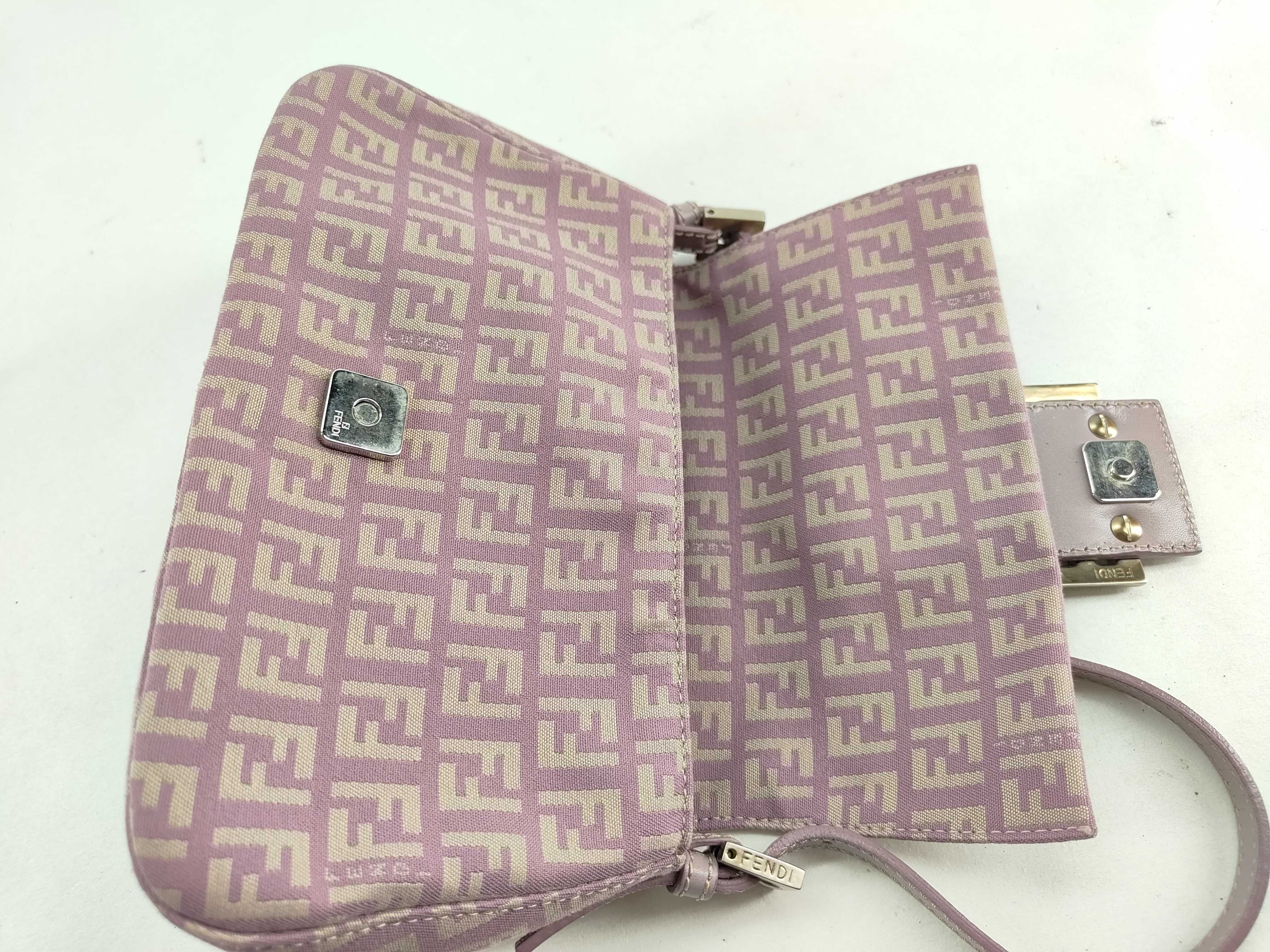 Zucchino Mamma Bucket PVC x Leather Shoulder Bag, Purple, 8BR180 (Shoulder Bag) — view 11