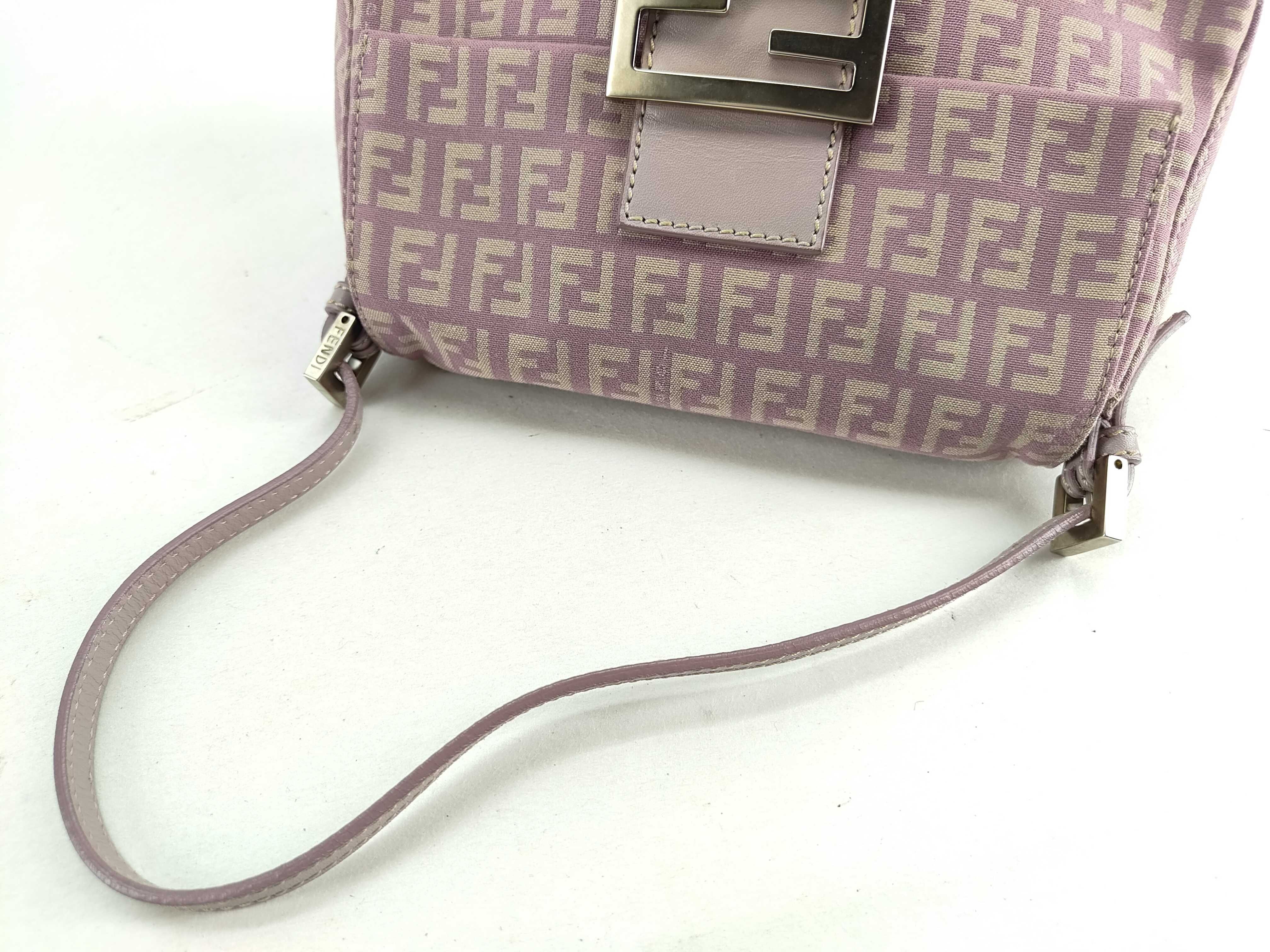 Zucchino Mamma Bucket PVC x Leather Shoulder Bag, Purple, 8BR180 (Shoulder Bag) — view 4