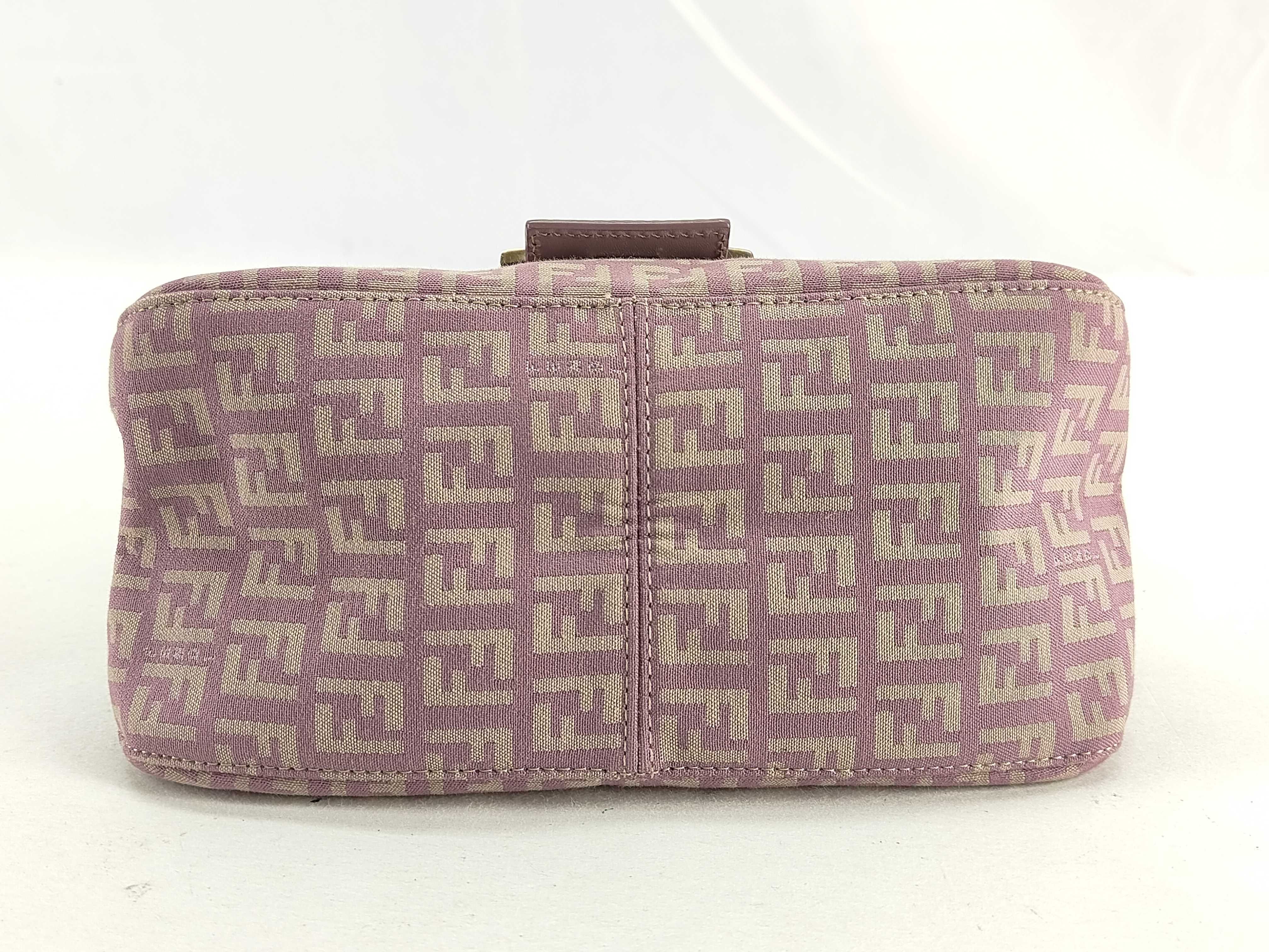 Zucchino Mamma Bucket PVC x Leather Shoulder Bag, Purple, 8BR180 (Shoulder Bag) — view 8
