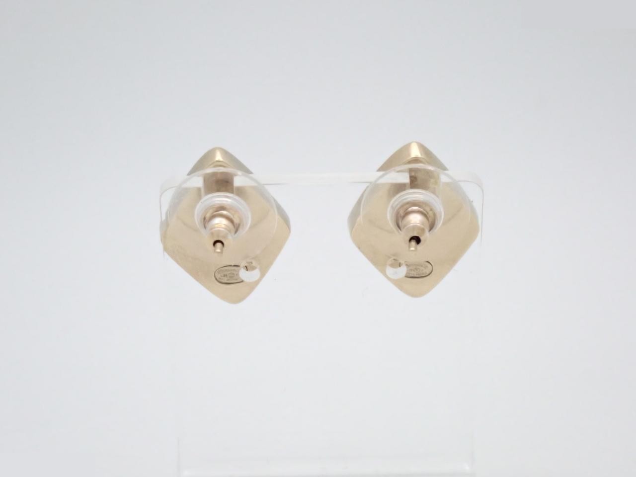 Rhinestone Coco Mark Earrings L21P — view 2