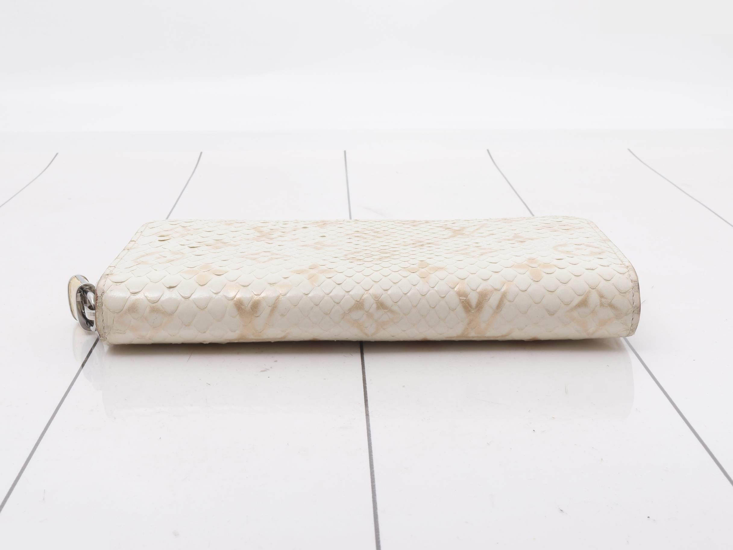 Monogram Python Zippy Wallet Long Wallet — view 3