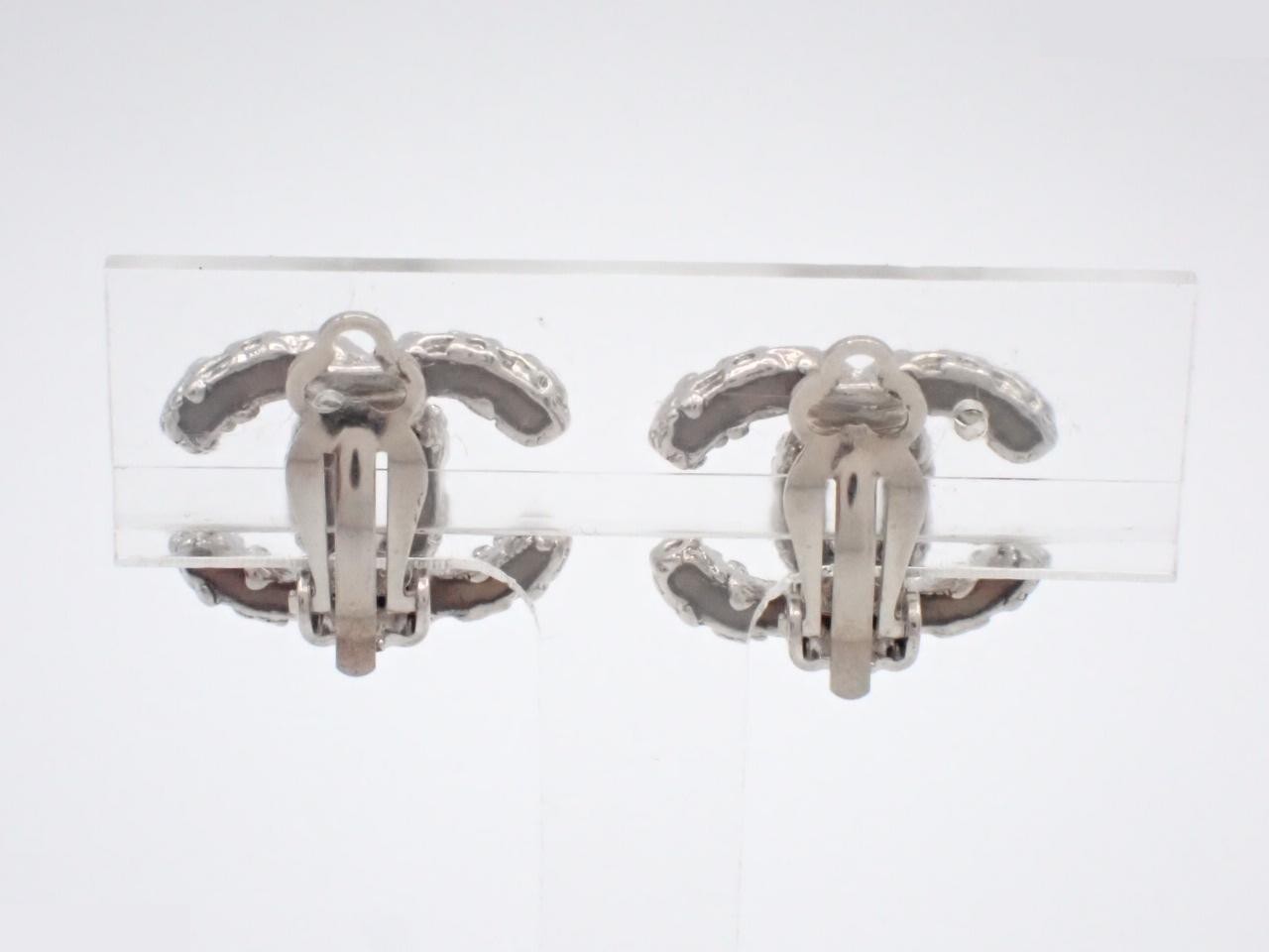 Coco Mark Rhinestone Earrings — view 2