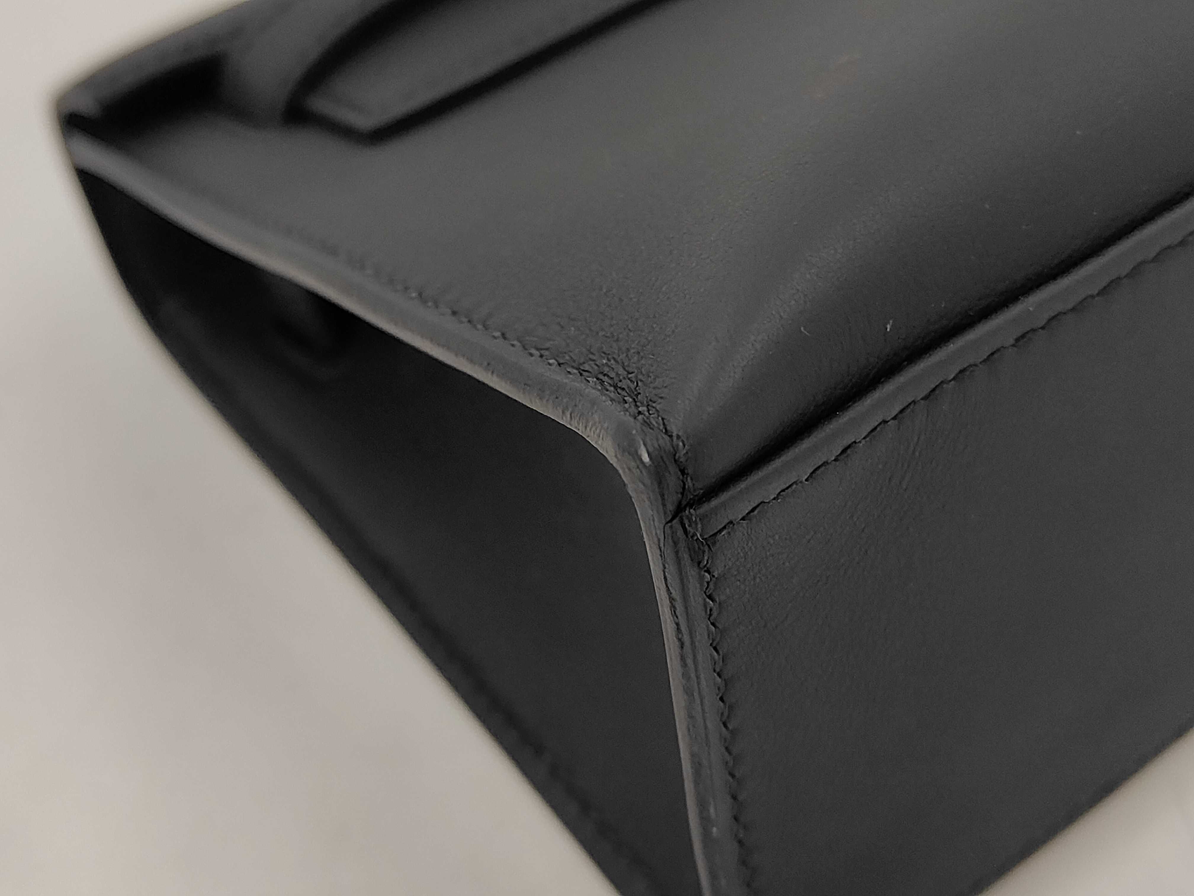 Pochette Kelly Swift Leather Black K Stamp Handbag — view 6