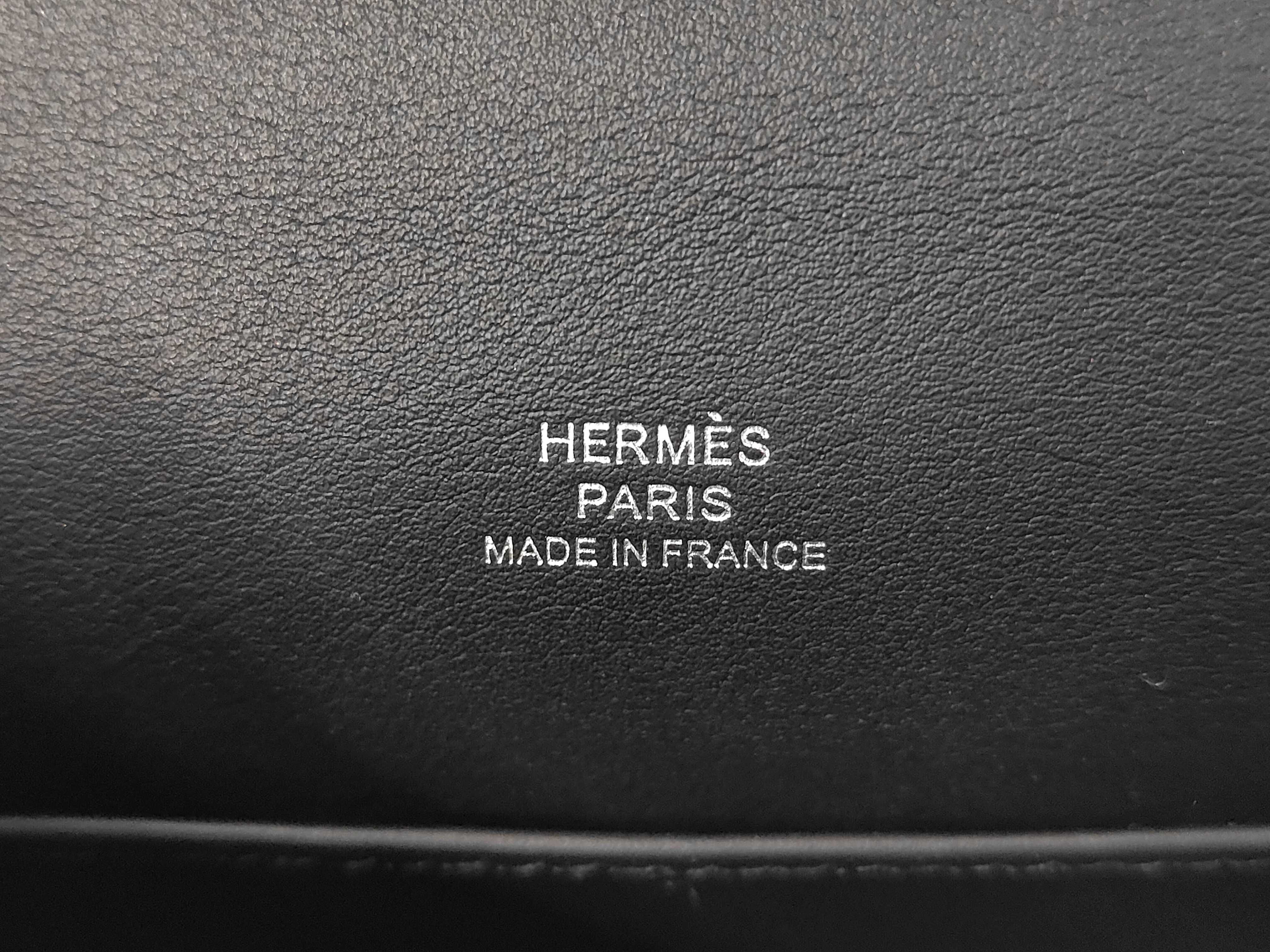 Pochette Kelly Swift Leather Black K Stamp Handbag — view 9