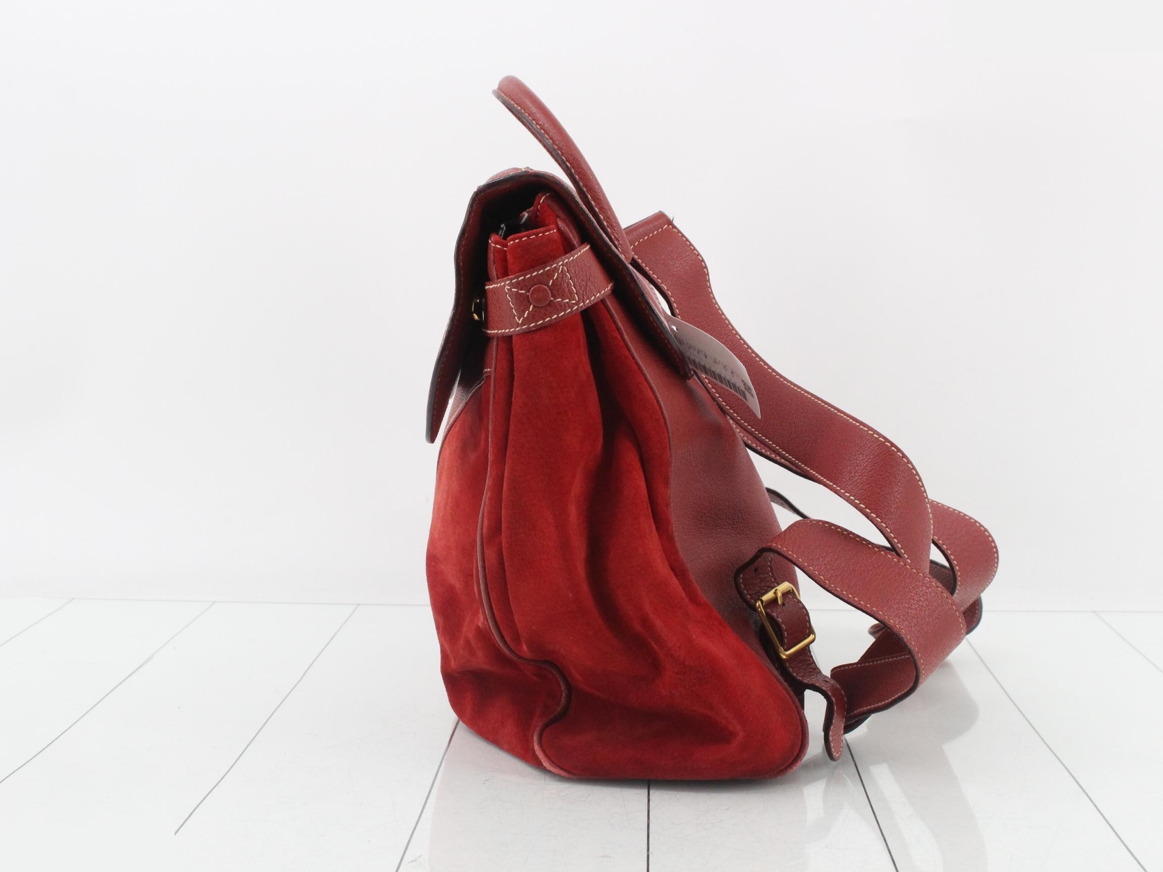 Saddle Suede Backpack — view 3