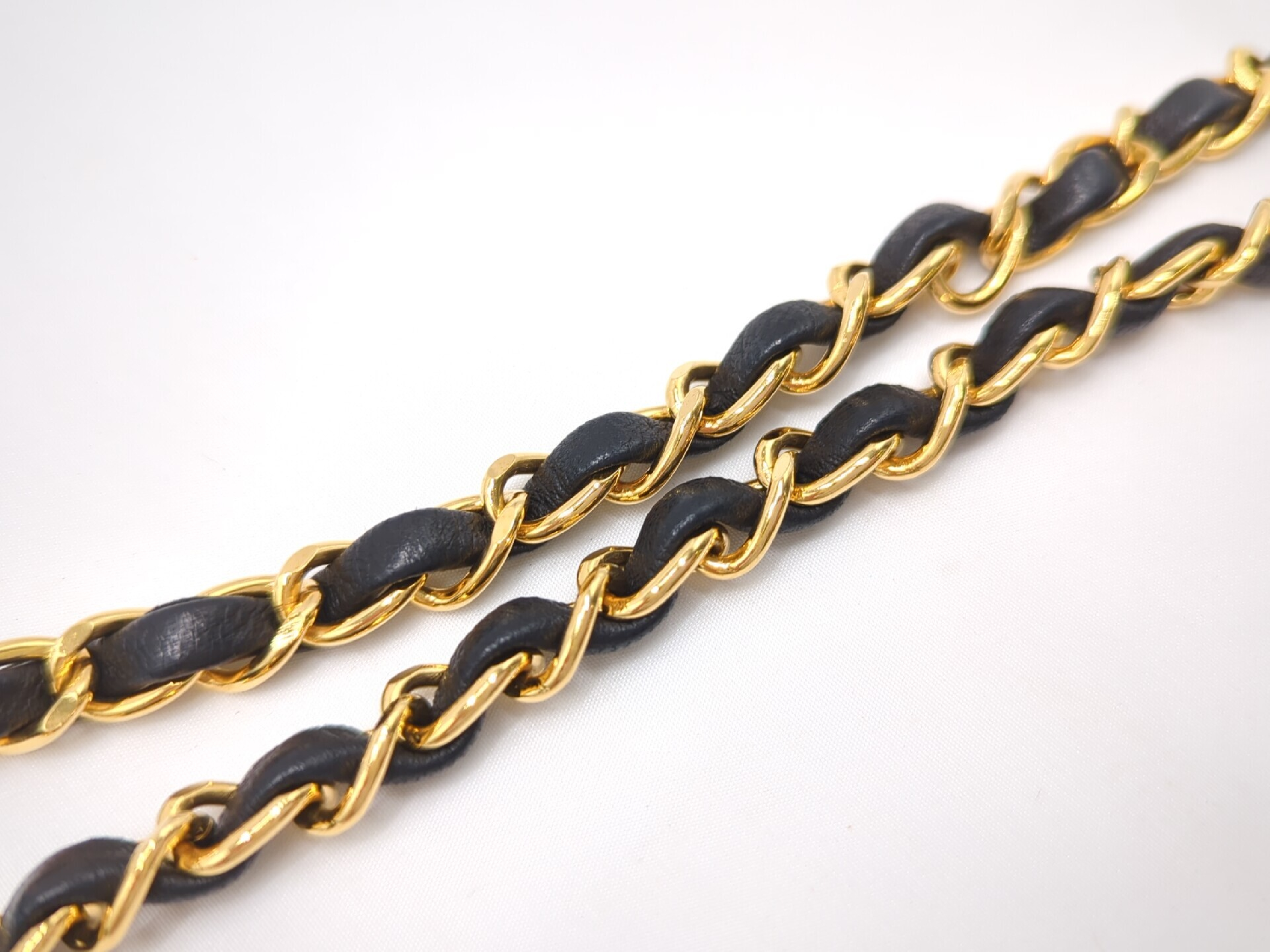 Lambskin Push-Lock Chain Shoulder Bag (Series 4) — view 7
