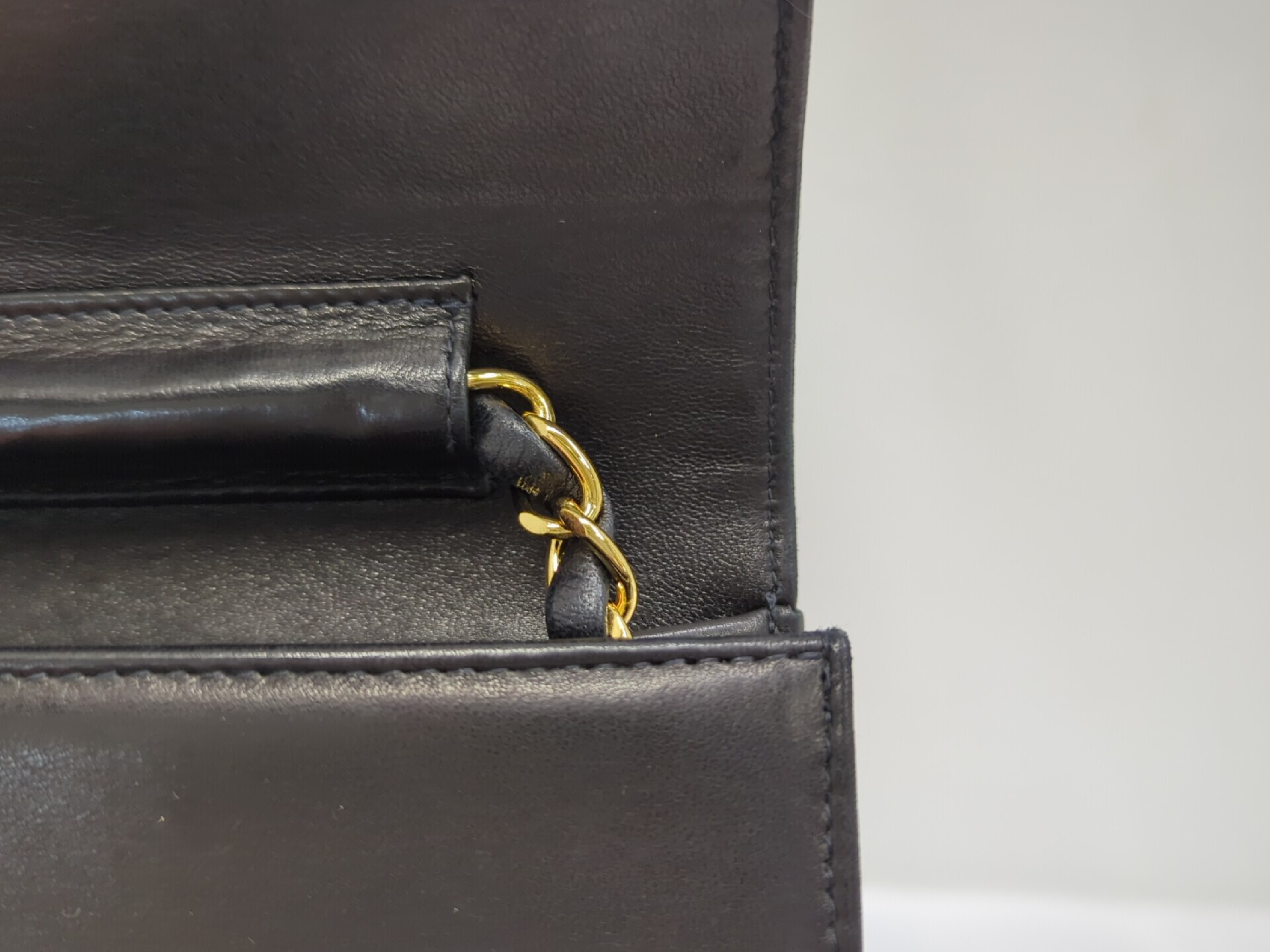 Lambskin Push-Lock Chain Shoulder Bag (Series 4) — view 8