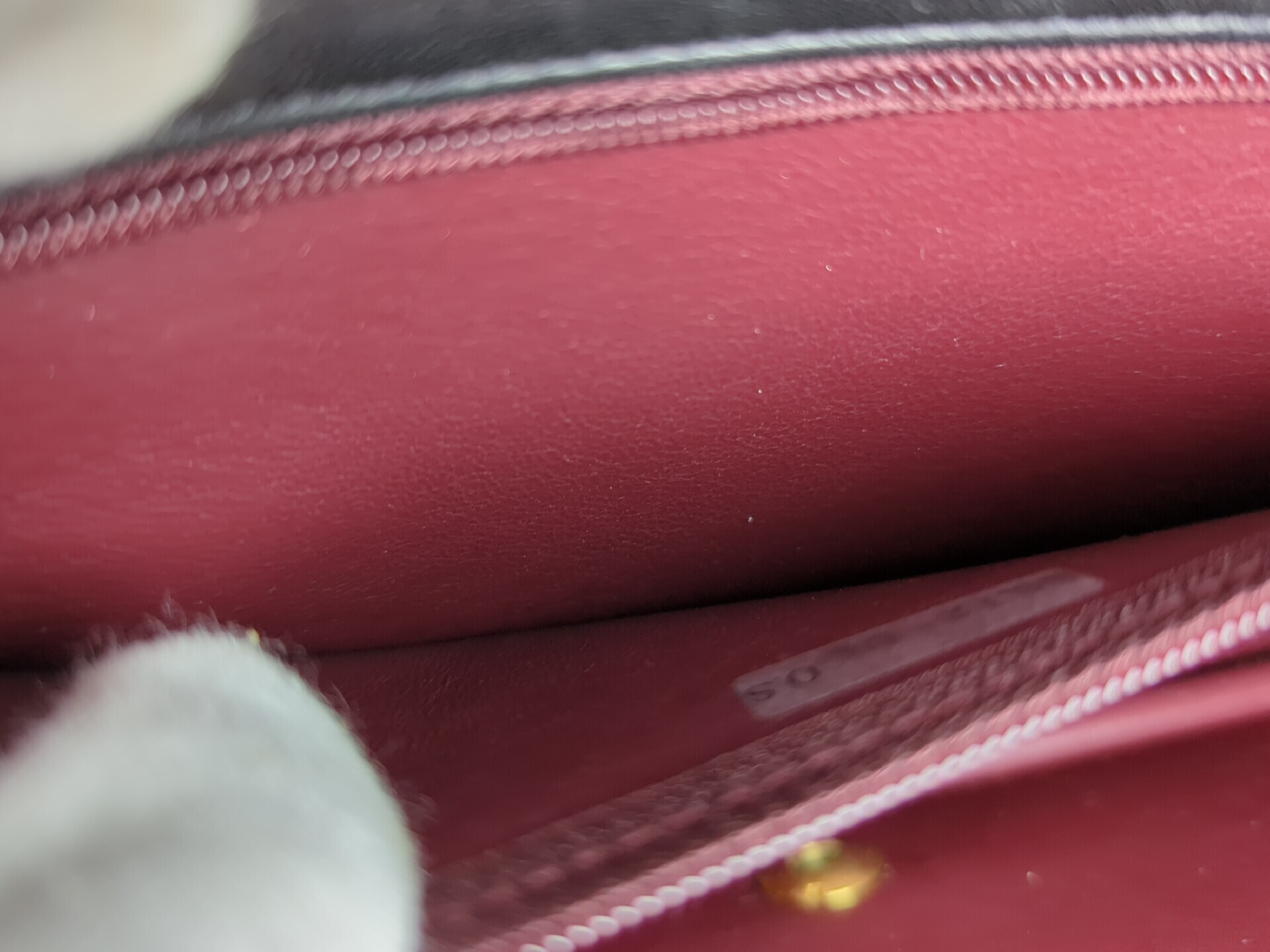 Lambskin Push-Lock Chain Shoulder Bag (Series 4) — view 10