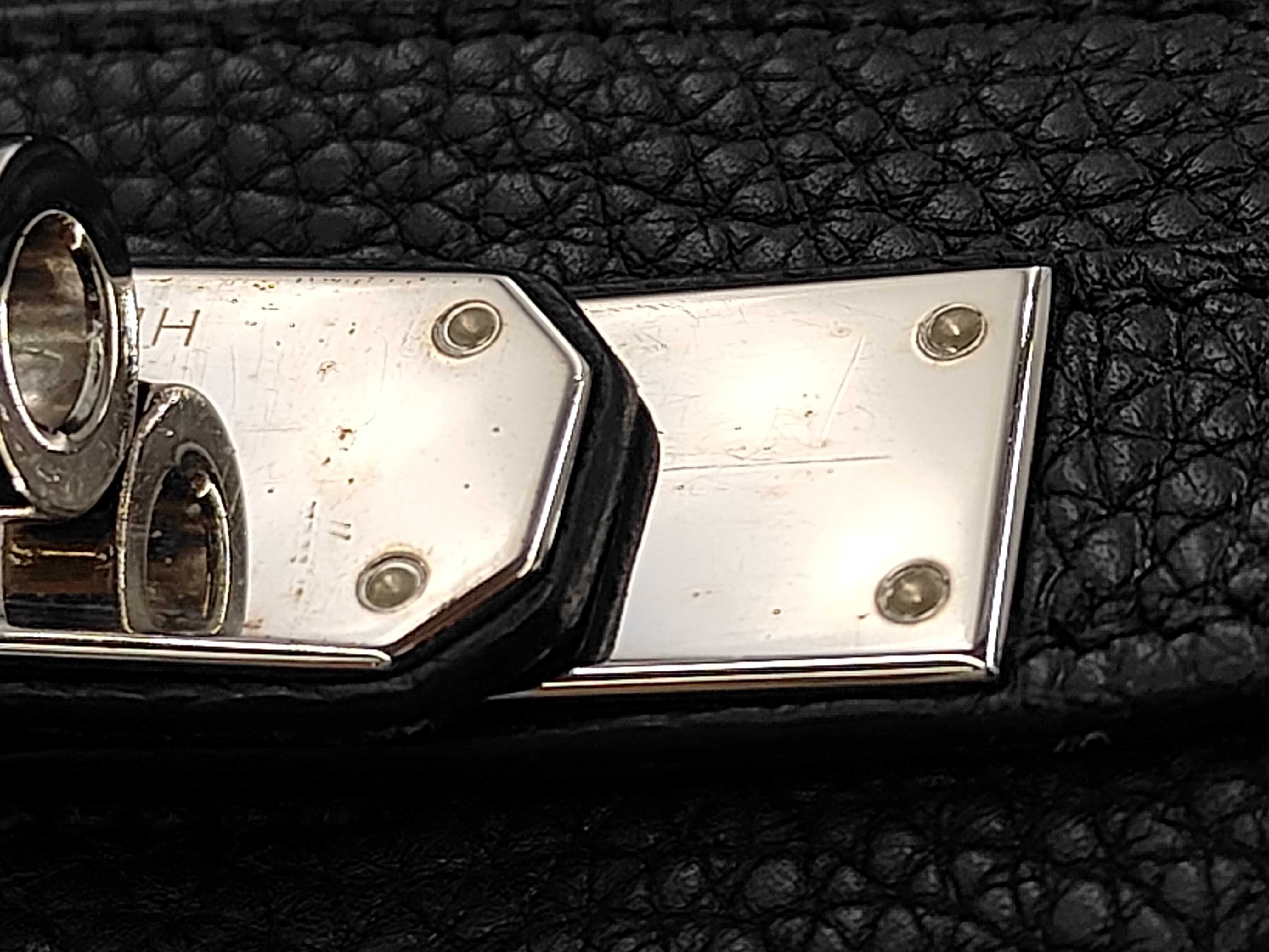 Birkin 35 M stamp Togo Black SV Bag — view 8
