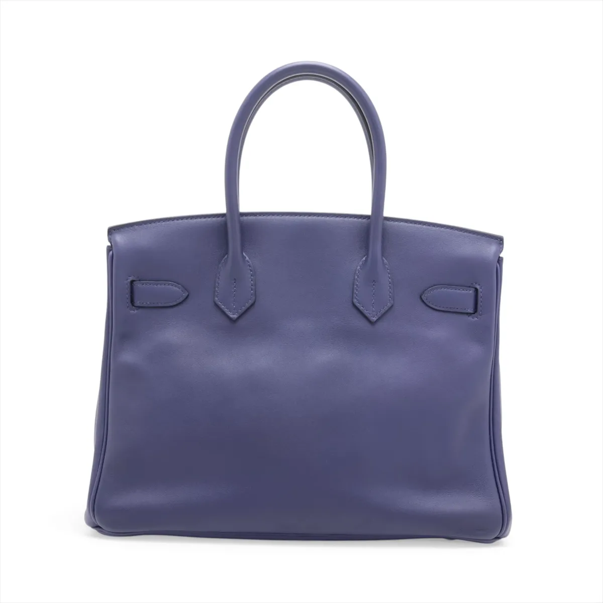 [Individually packaged] Hermes Birkin 30 Retournée Tressage, Veau Swift x Veau Epsom, Blue Ancre x Gold x Blue Nord, Silver hardware. D: 2019 — view 2