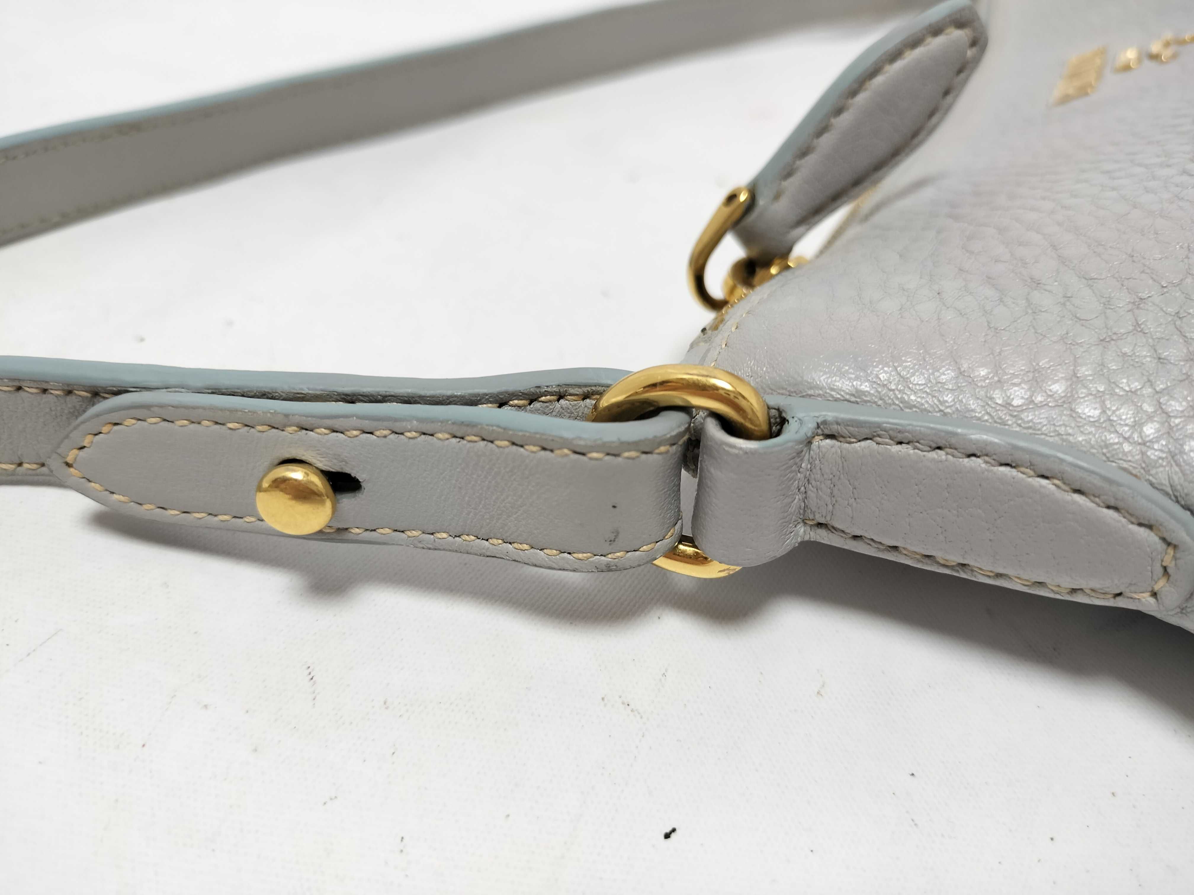Vitello Phoenix Crossbody Bag Grey 1BH013 Shoulder Bag — view 6