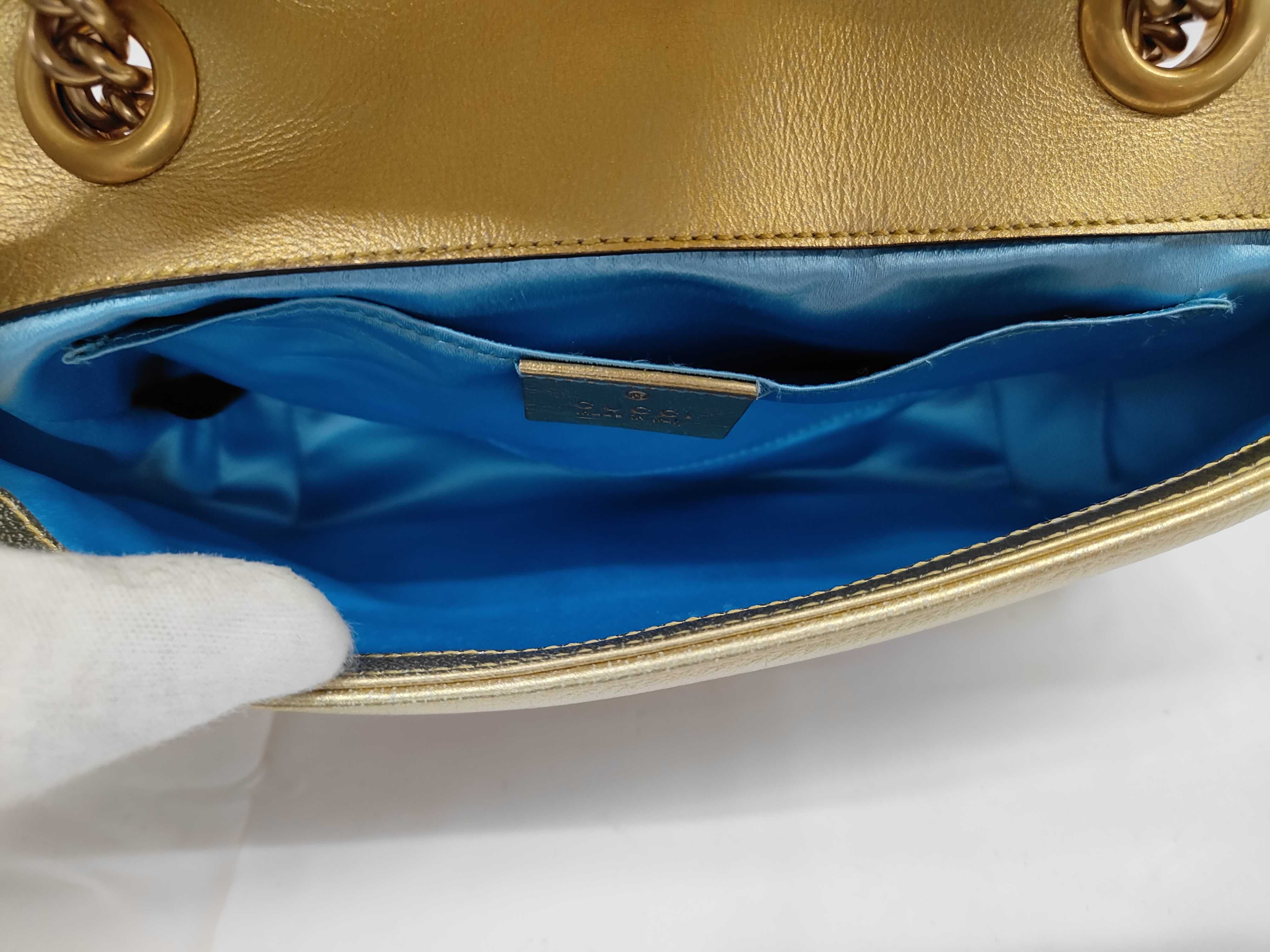 GG Marmont Matelasse Metallic Mini Shoulder Bag — view 6