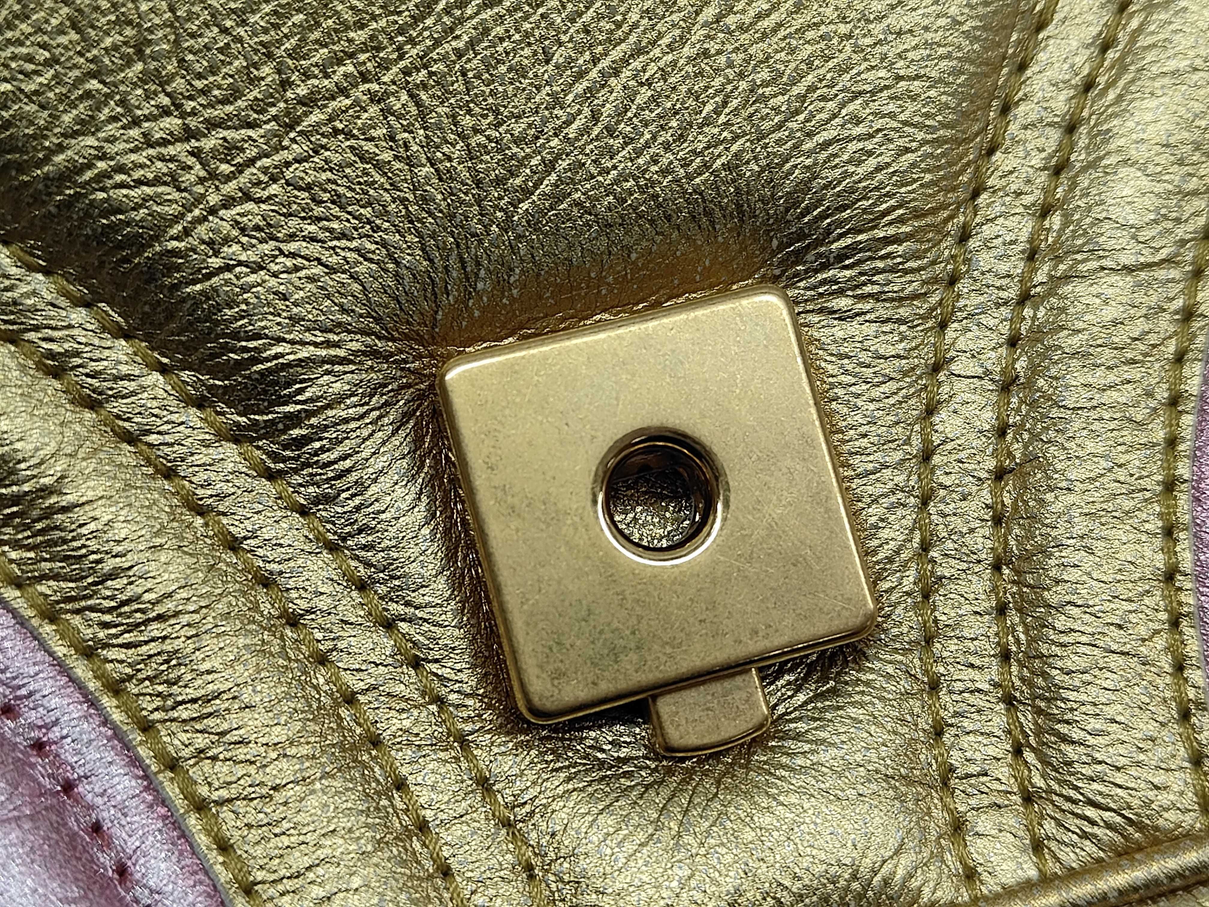 GG Marmont Matelasse Metallic Mini Shoulder Bag — view 9